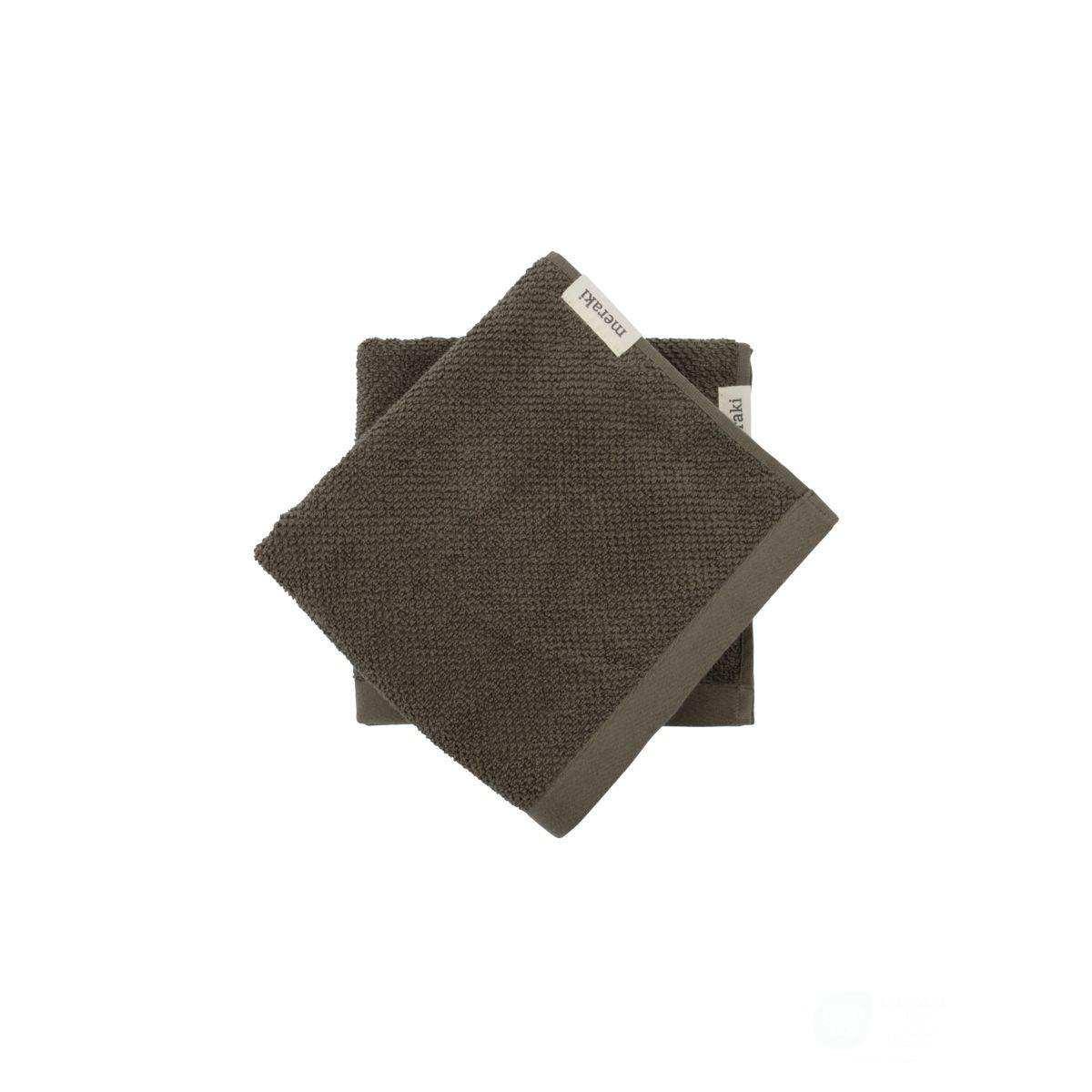 Handdoek Solid groen 50x100cm – 2 stuks