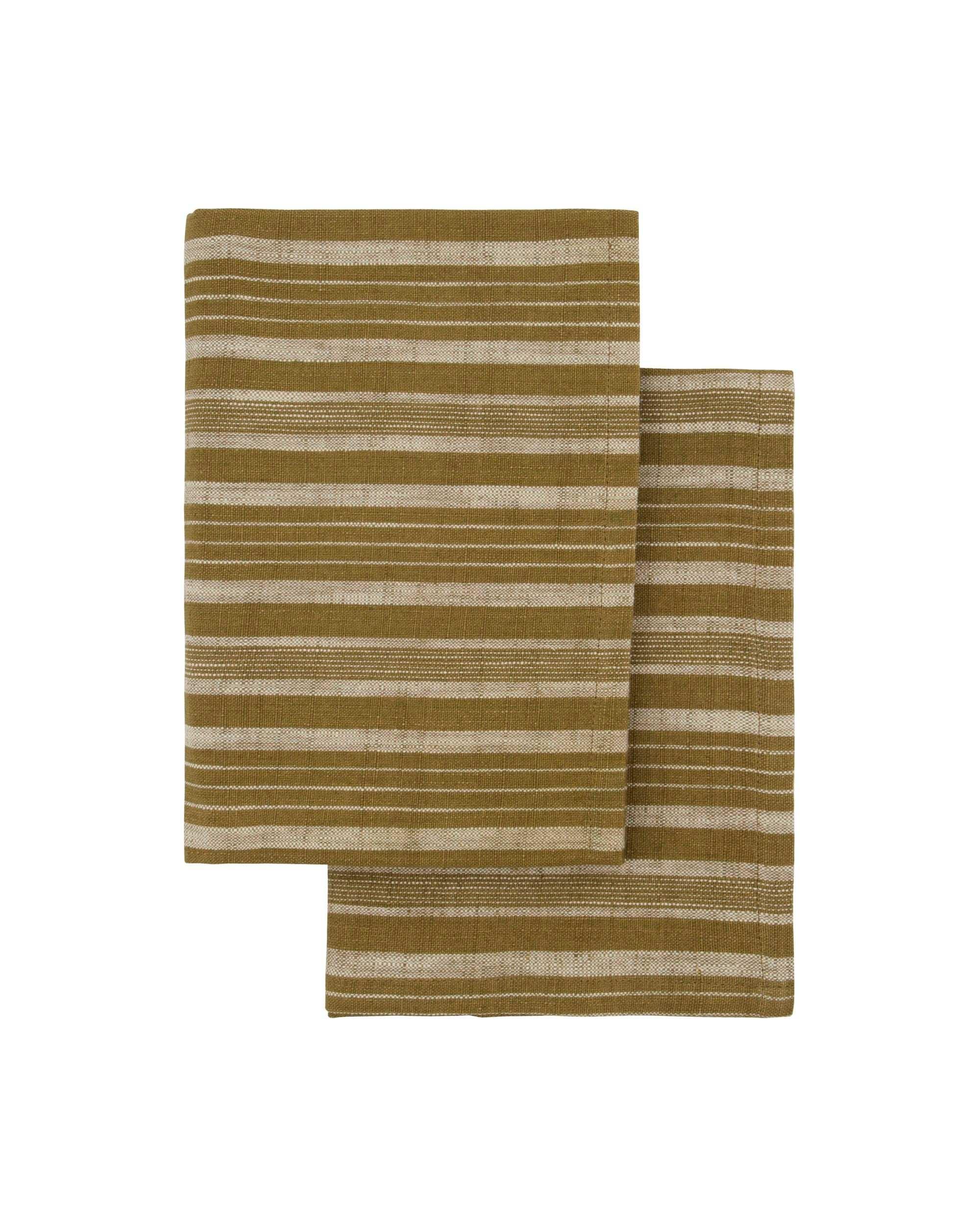 Theedoek Donker olijf 50×70 cm – 2 stuks