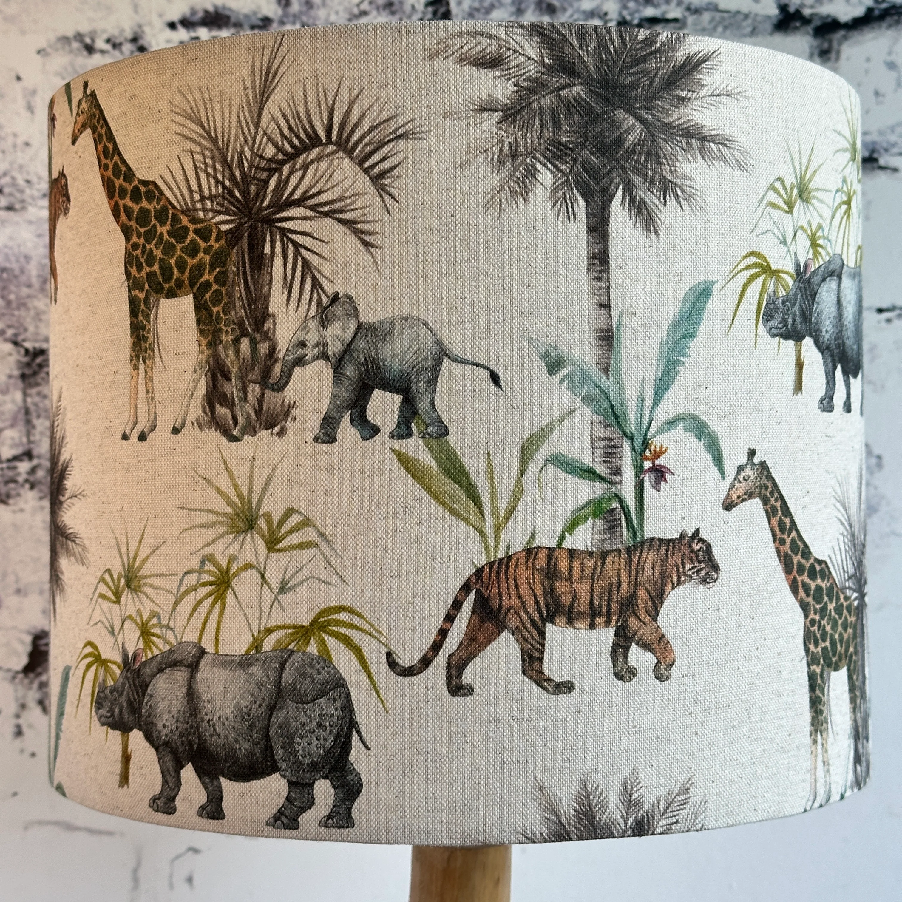 KINDER LAMPENKAP JUNGLE VRIENDJES