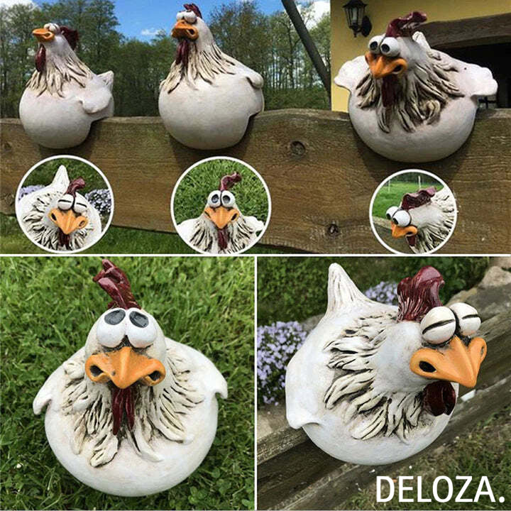 50% korting | HappyChicken™ Tuindecoratie Kip [Laatste dag korting].