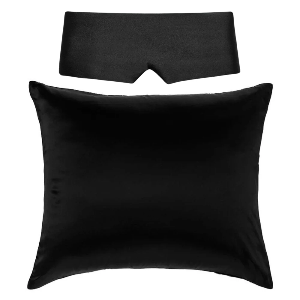 Perfect Sleep Set Black Pearl – Kussensloop & Slaapmasker Perfect Sleep Set Black Pearl – Kussensloop & Slaapmasker