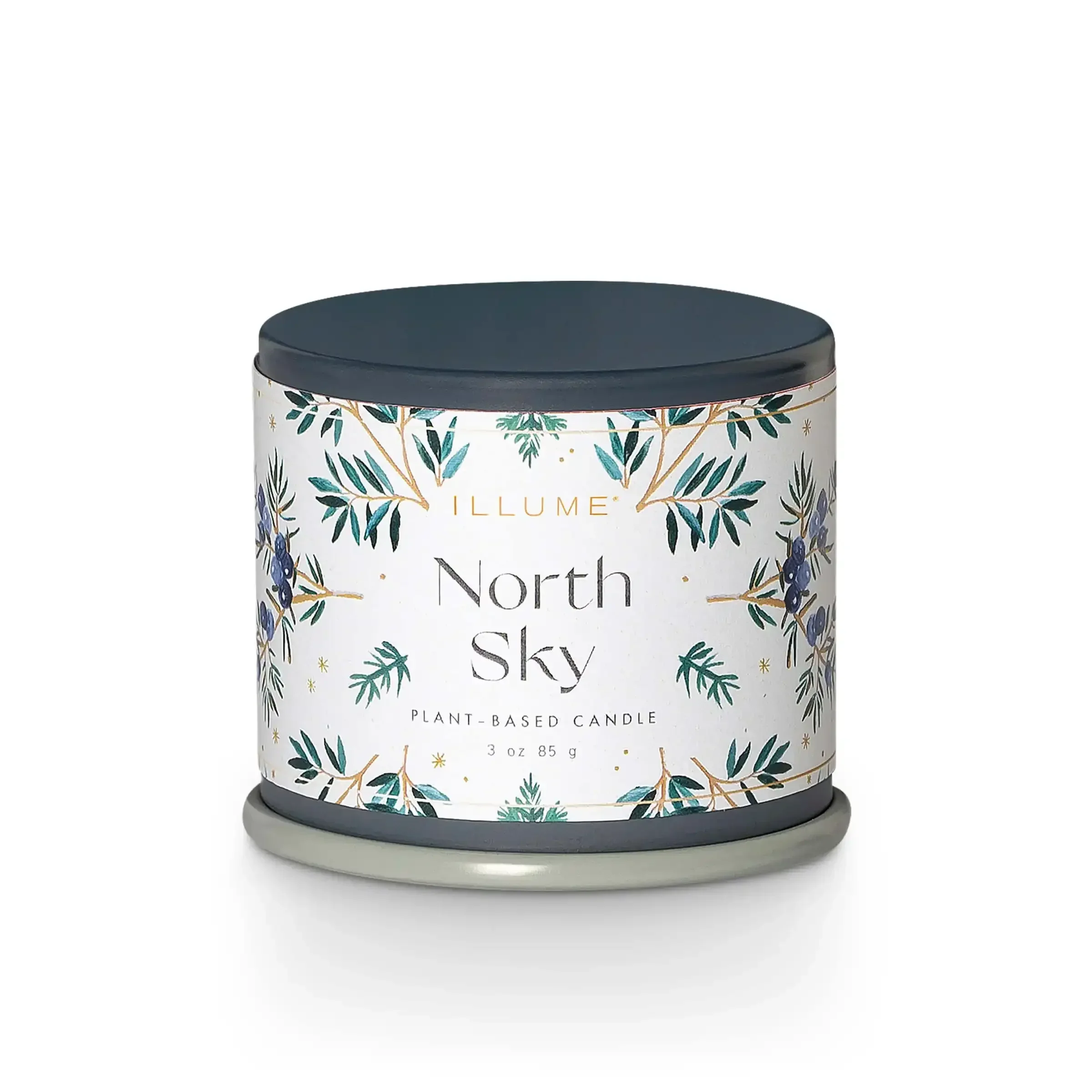 Geurkaars blik blauw north sky – 85gr