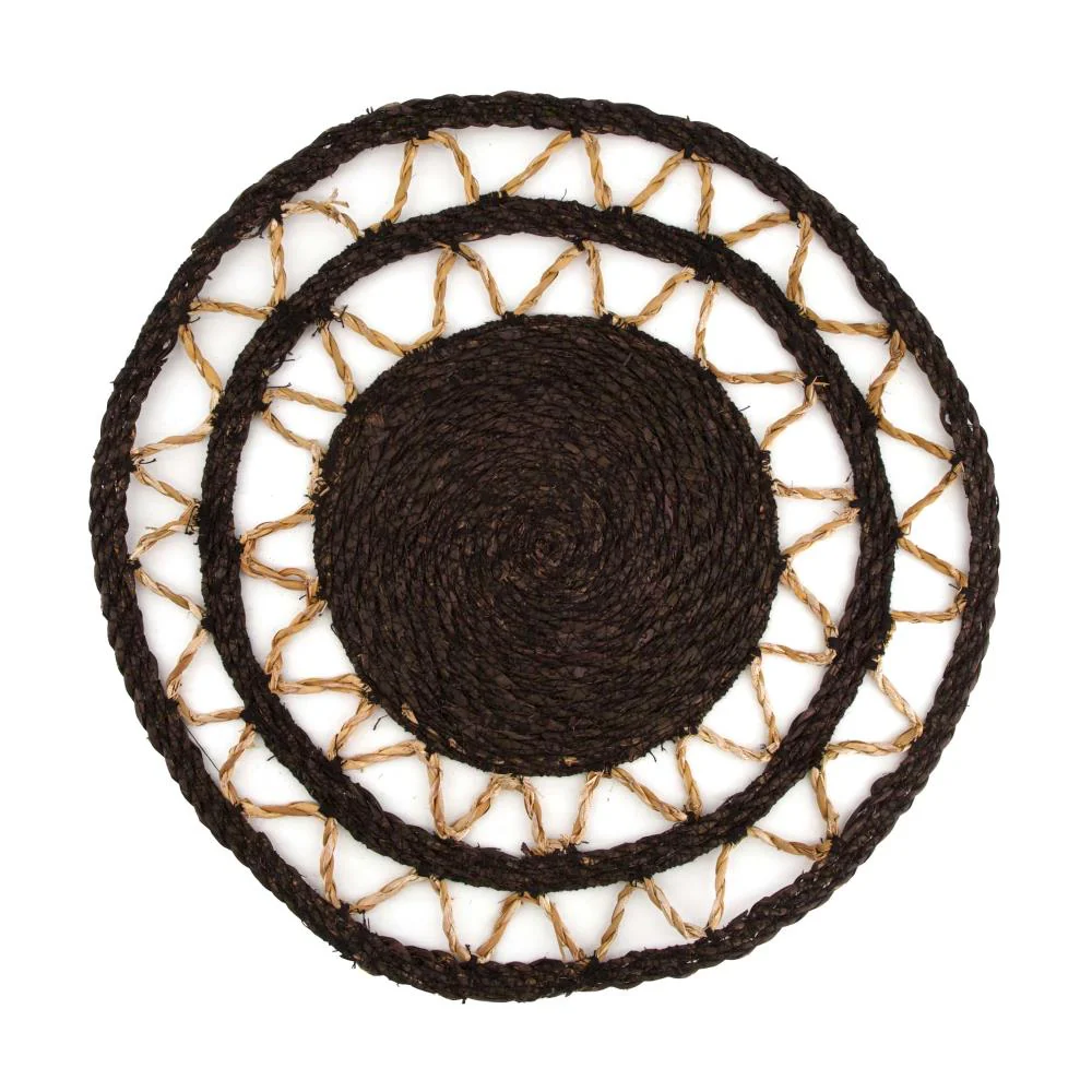 Placemat Grass – brown – Ø38×1.5cm