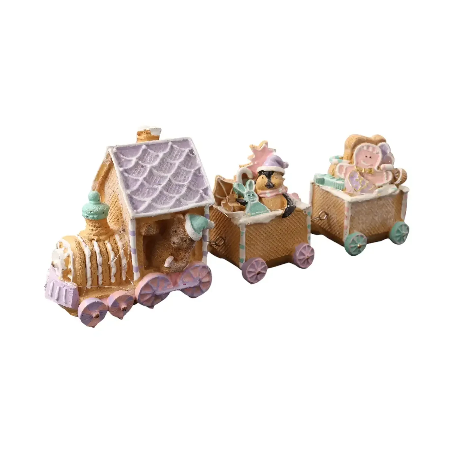 Gingerbread trein 36cm