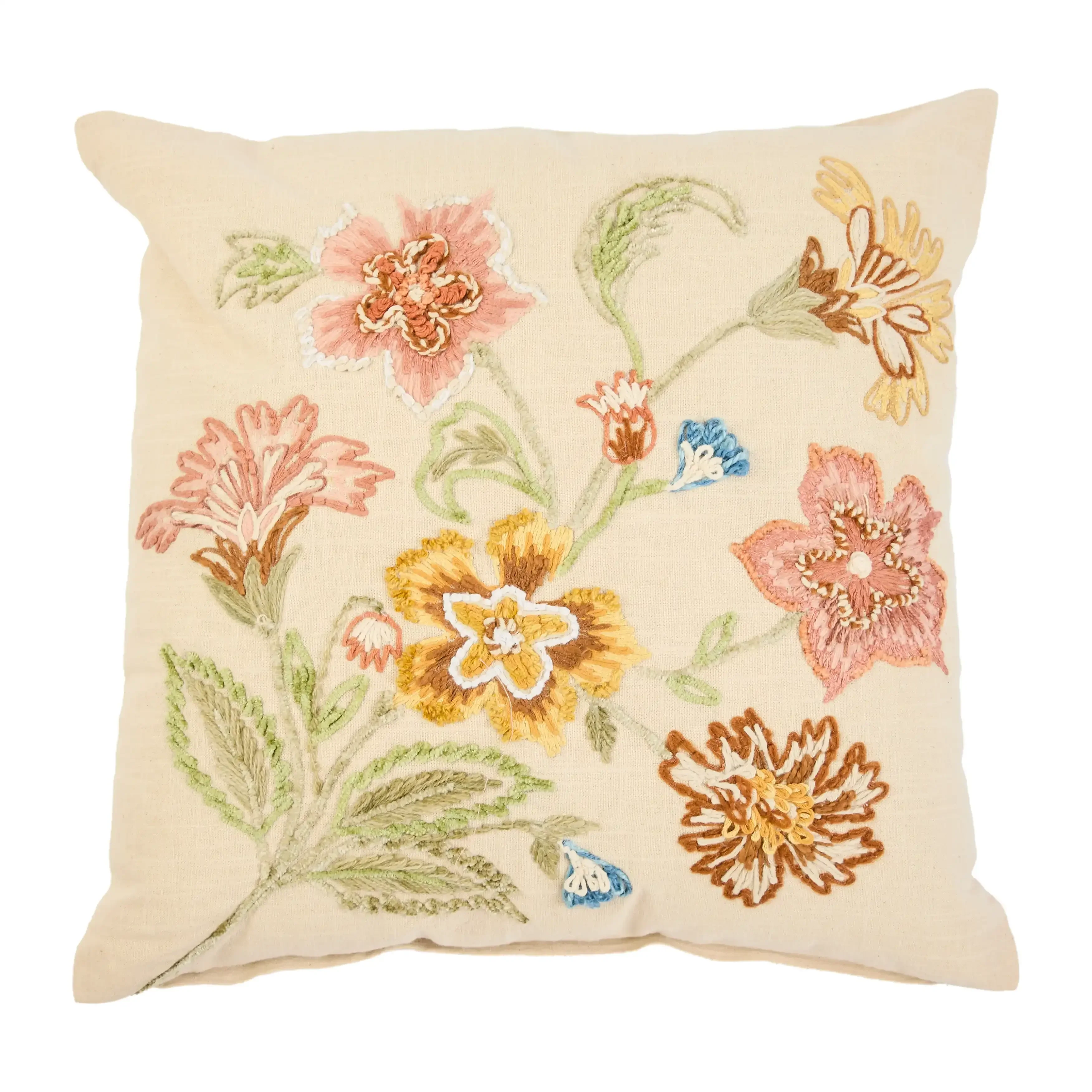 Kussen met bloemen Landeck 45x45cm