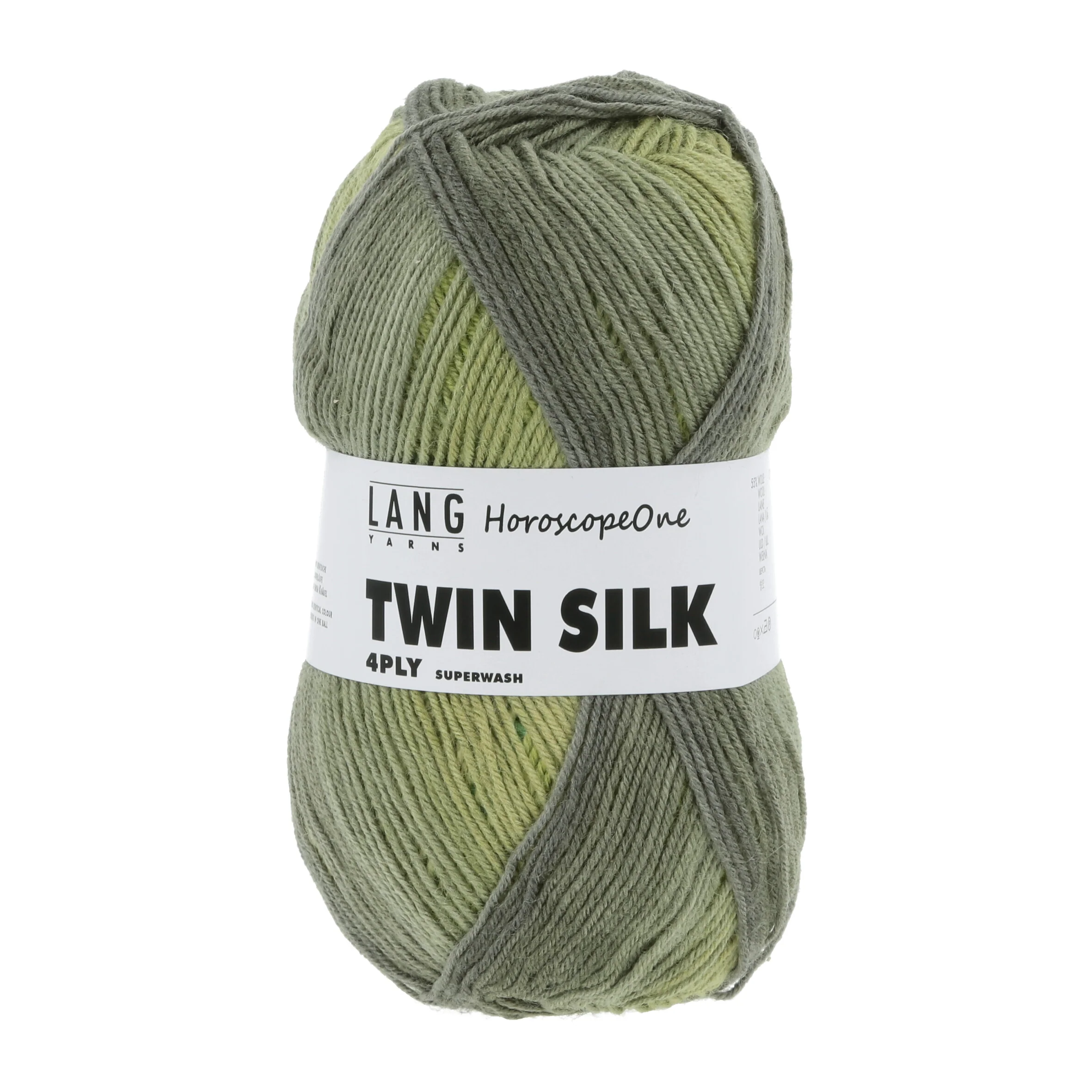Lang Yarns Twin Silk 4 Ply HoroscopeOne Granny Smith (0351) Lang Yarns Twin Silk 4 Ply HoroscopeOne Granny Smith (0351)