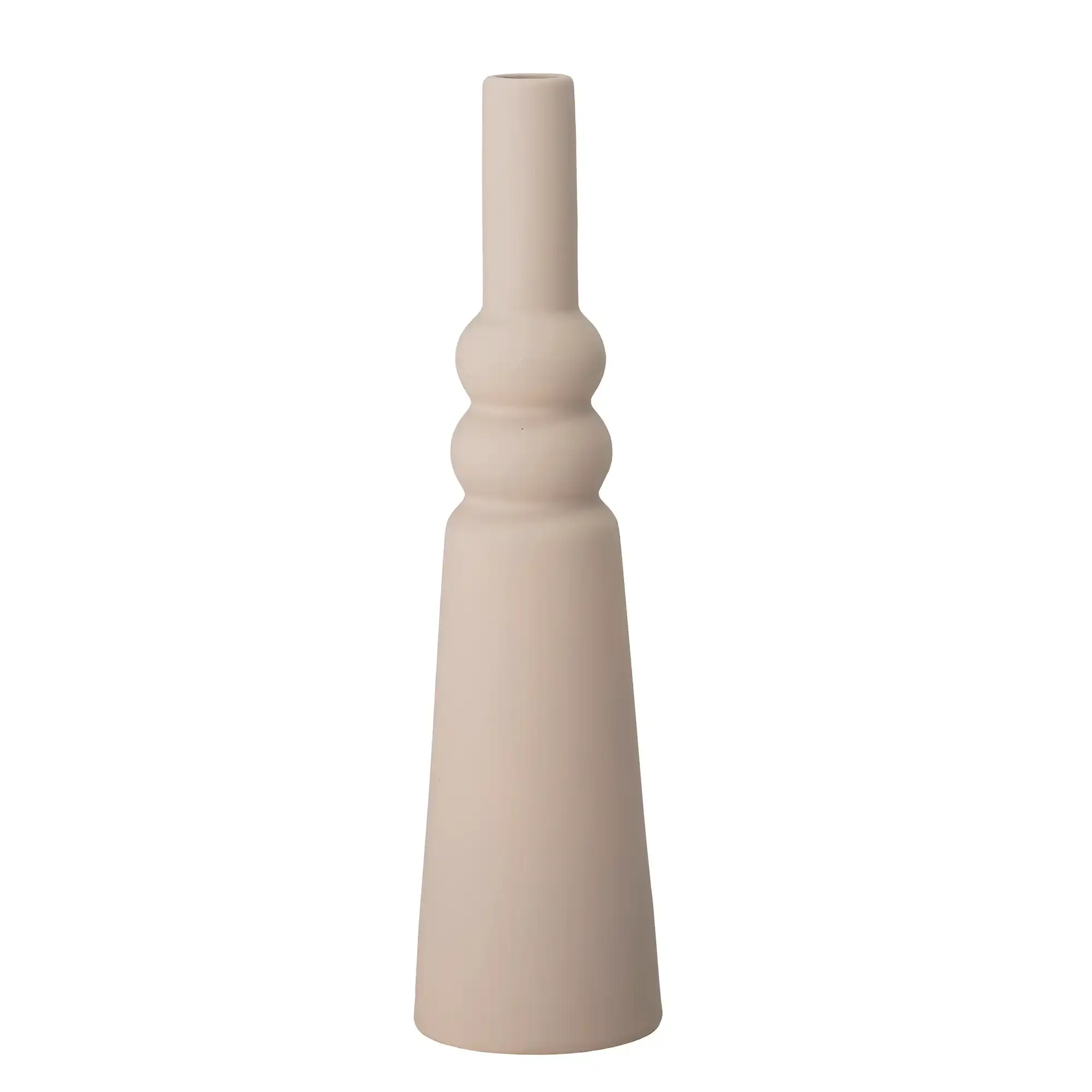 Vaas aardewerk nature Isolde 28cm Vaas aardewerk nature Isolde 28cm