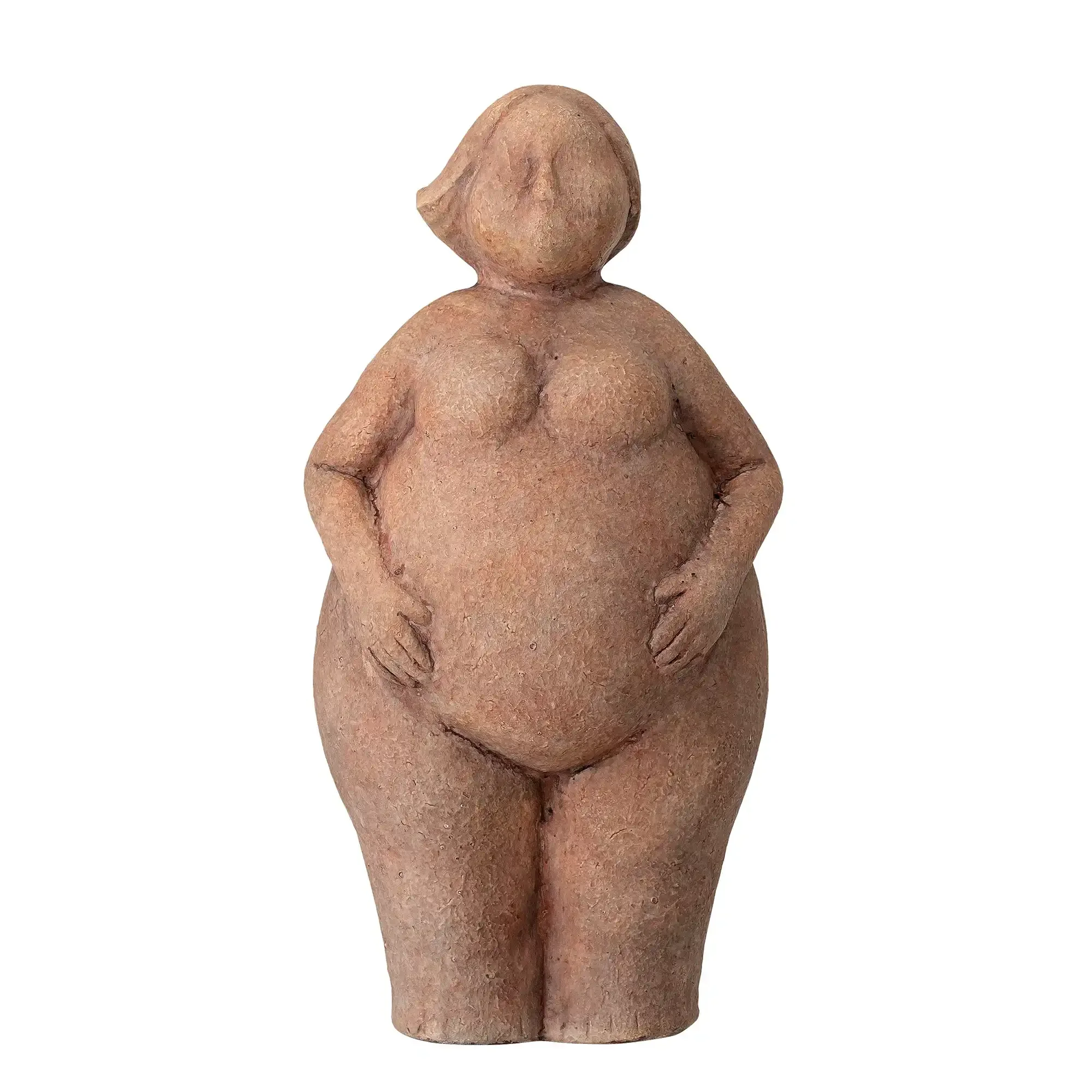Beeld terracotta bruin Sidsel 25cm Beeld terracotta bruin Sidsel 25cm
