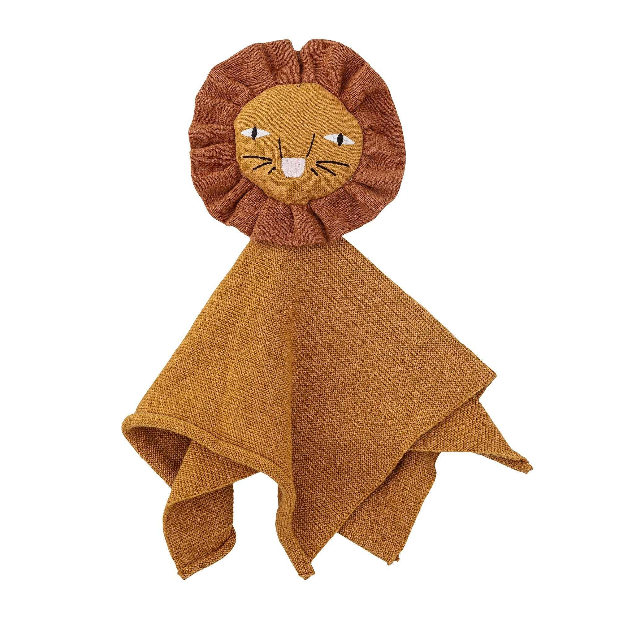 Knuffeldoekje katoen bruin