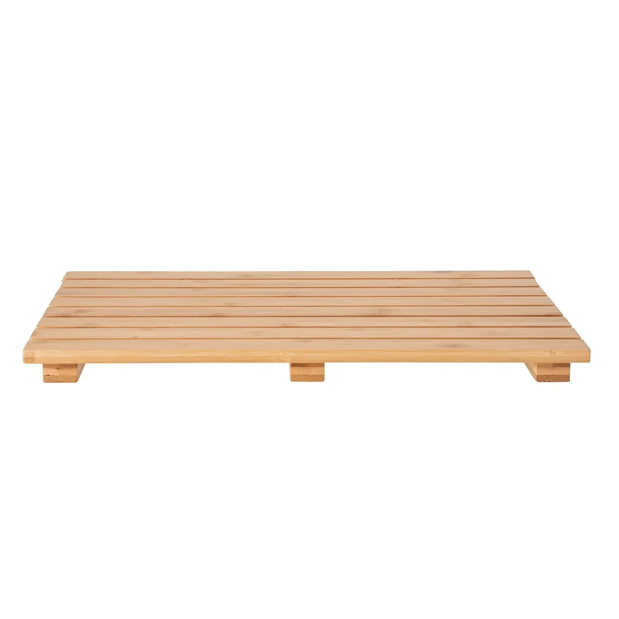 Badmat bamboe nature Aden 40x65cm