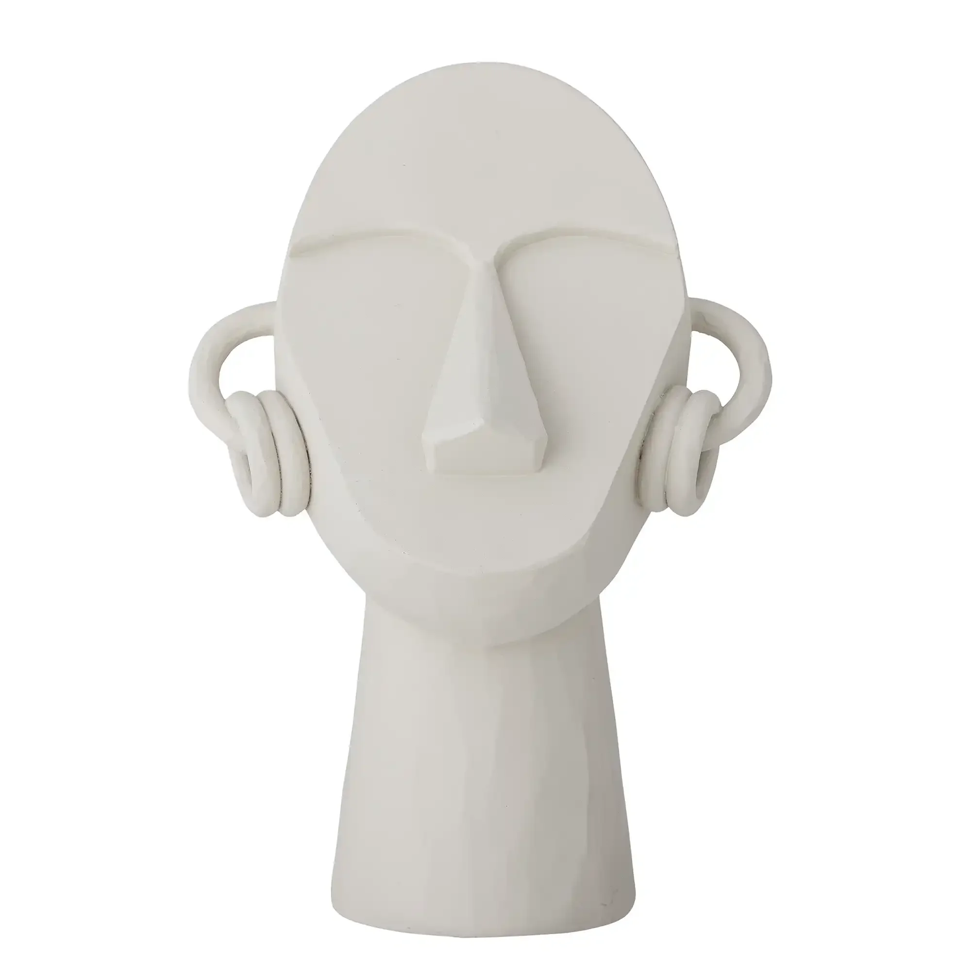 Beeld polyresin wit Luelle 24cm