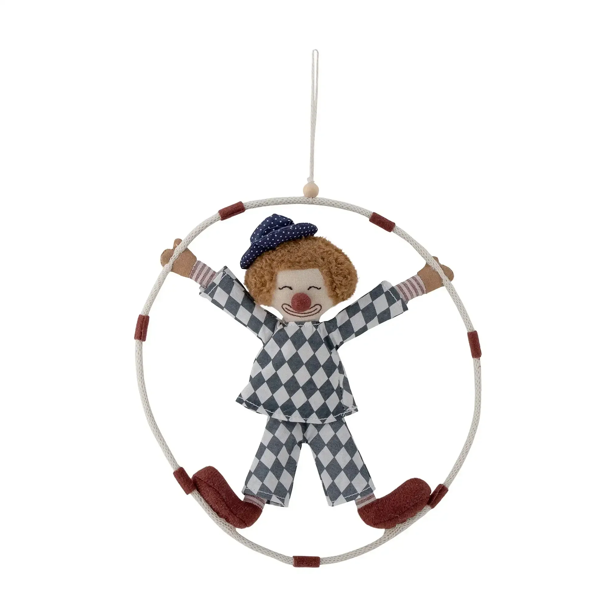 Alfredo hangmobiel katoen blauw 25cm