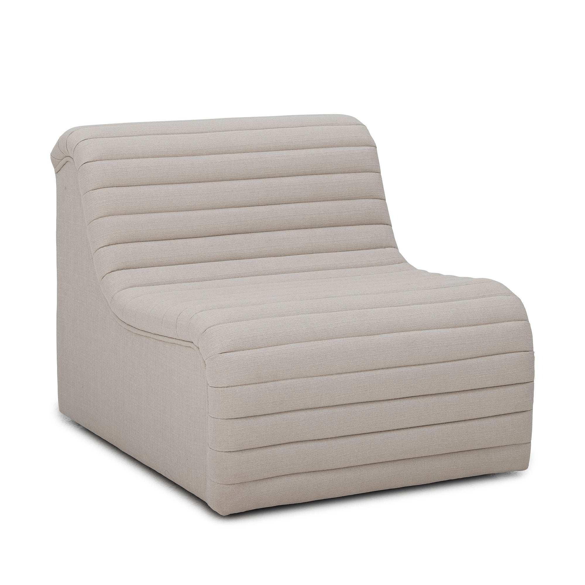 Lounge stoel polyester nature Allure