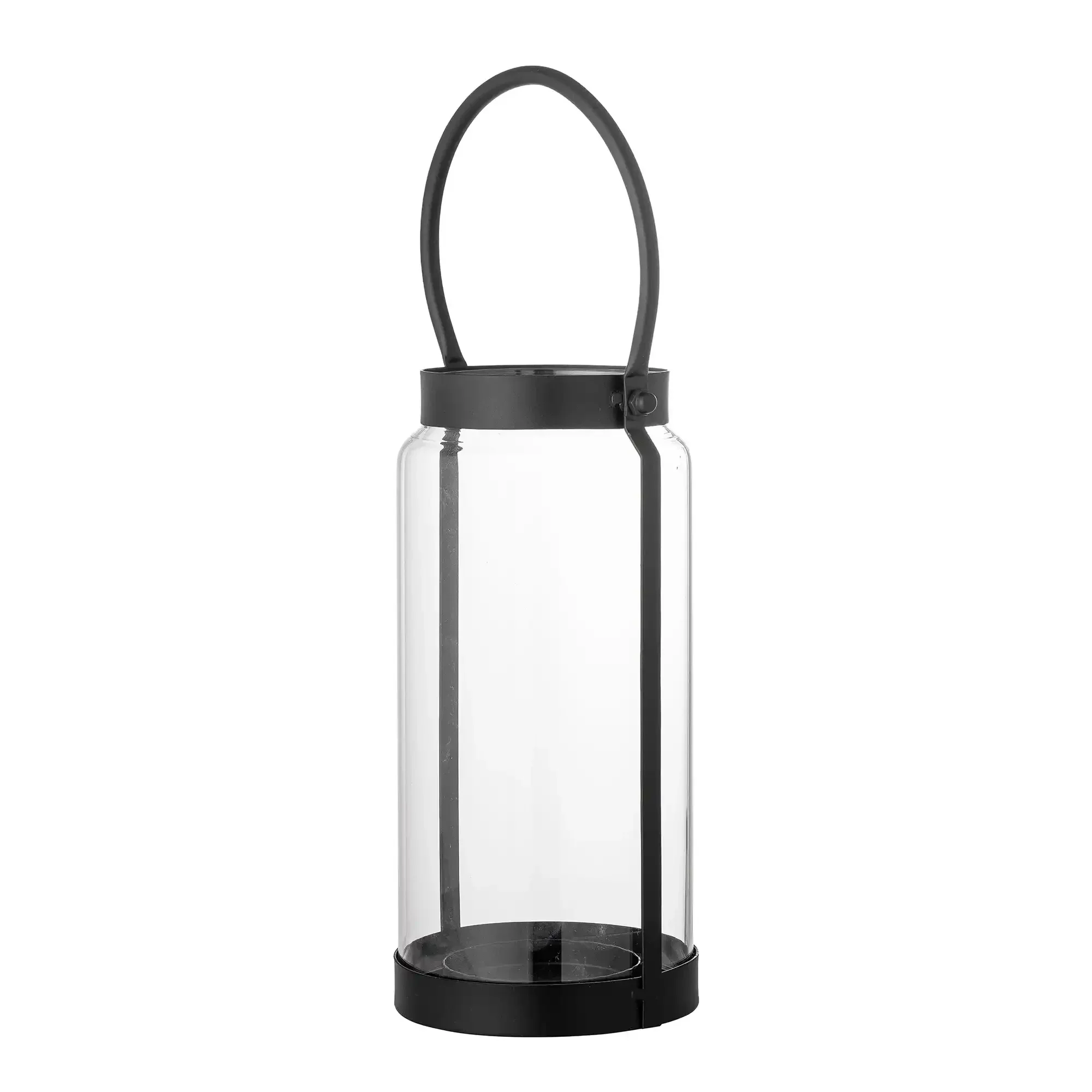Lantaarn glas zwart Danila