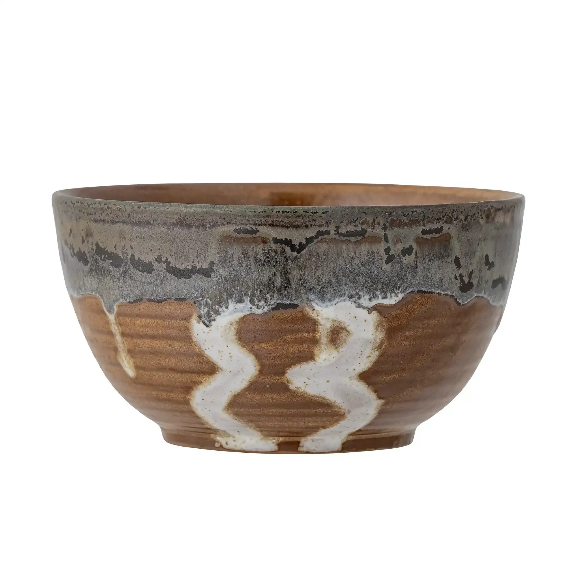 Schaal aardewerk bruin Senna 14cm