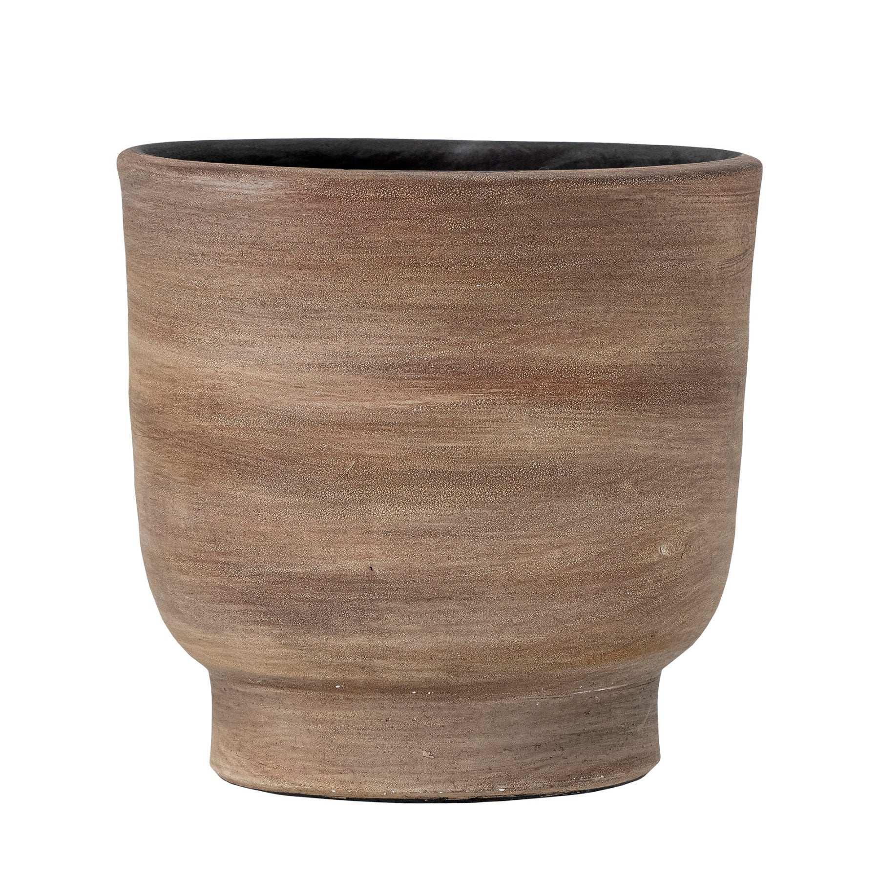 Bloempot terracotta bruin Venca Deco 16cm