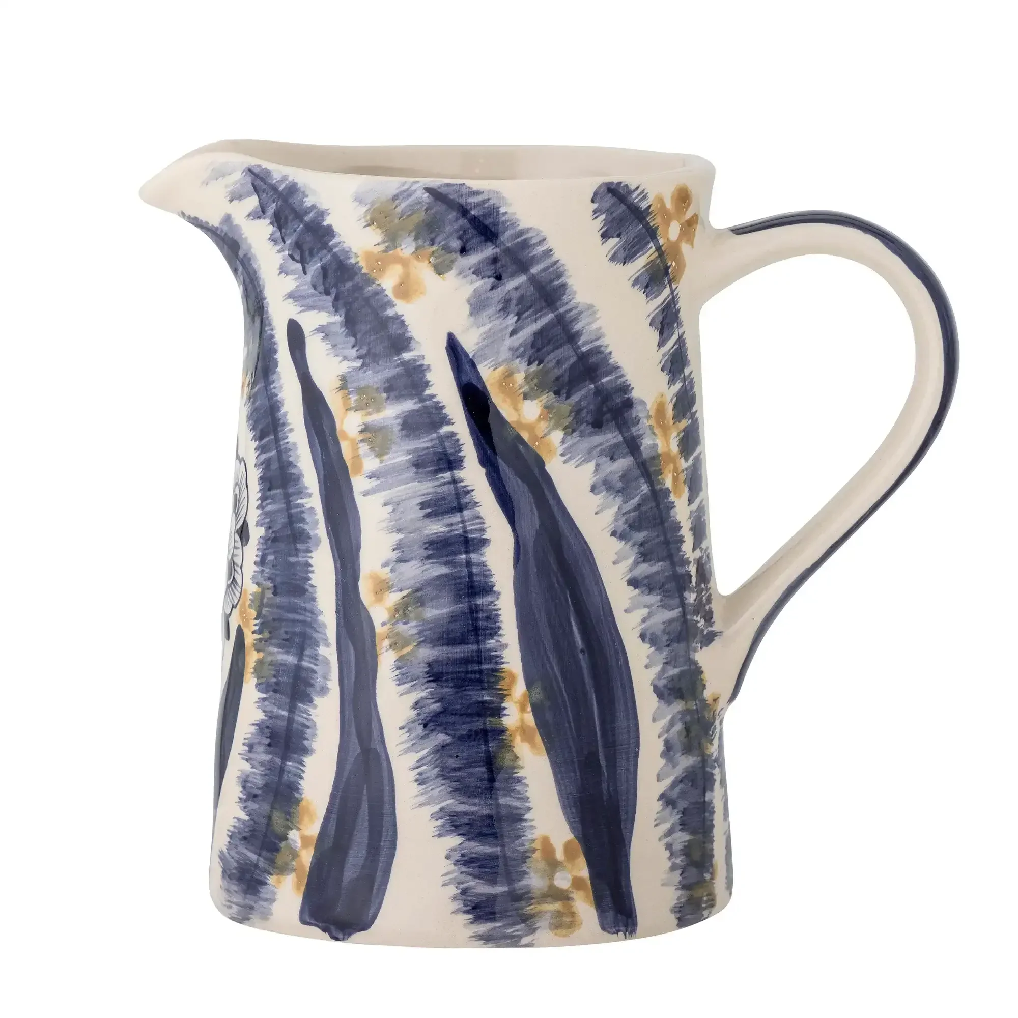 Vaas aardewerk blauw Anuuk 21cm