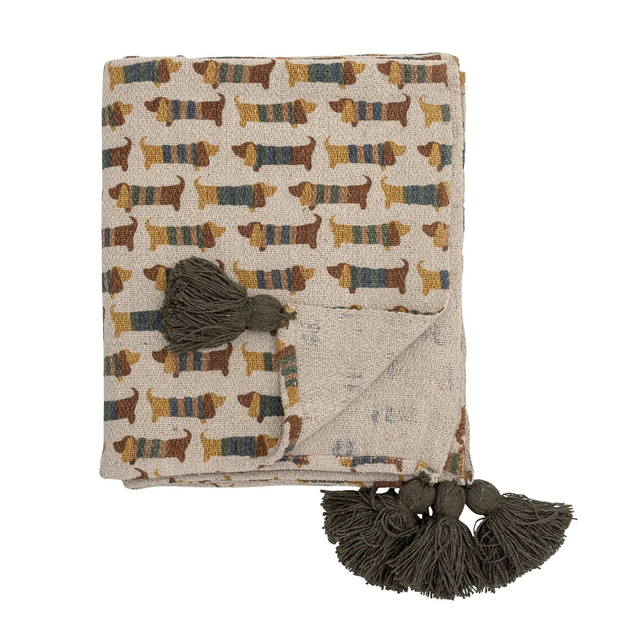 Charlie plaid gerecycled katoen 130x160cm