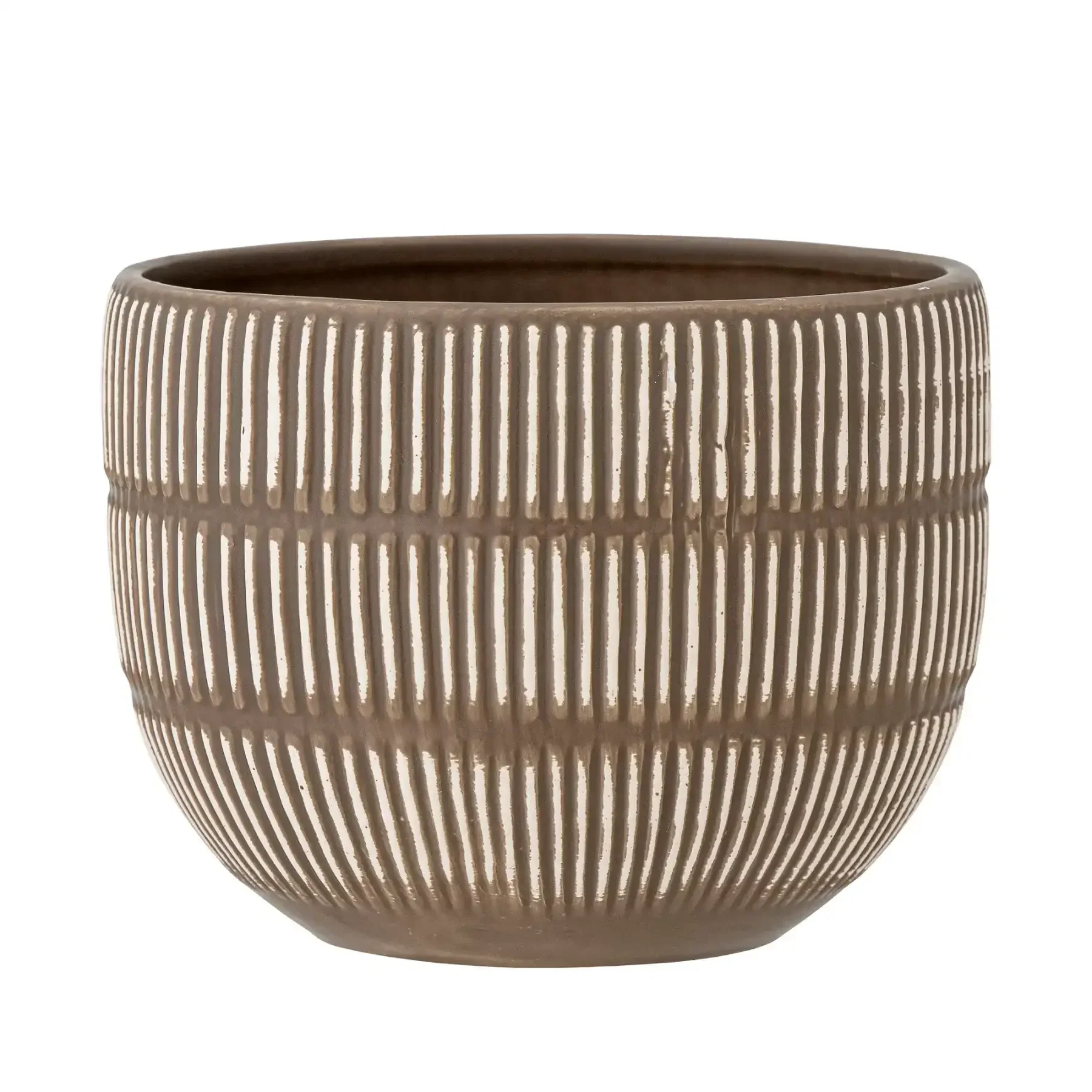 Bloempot aardewerk bruin Aiva 16cm Bloempot aardewerk bruin Aiva 16cm