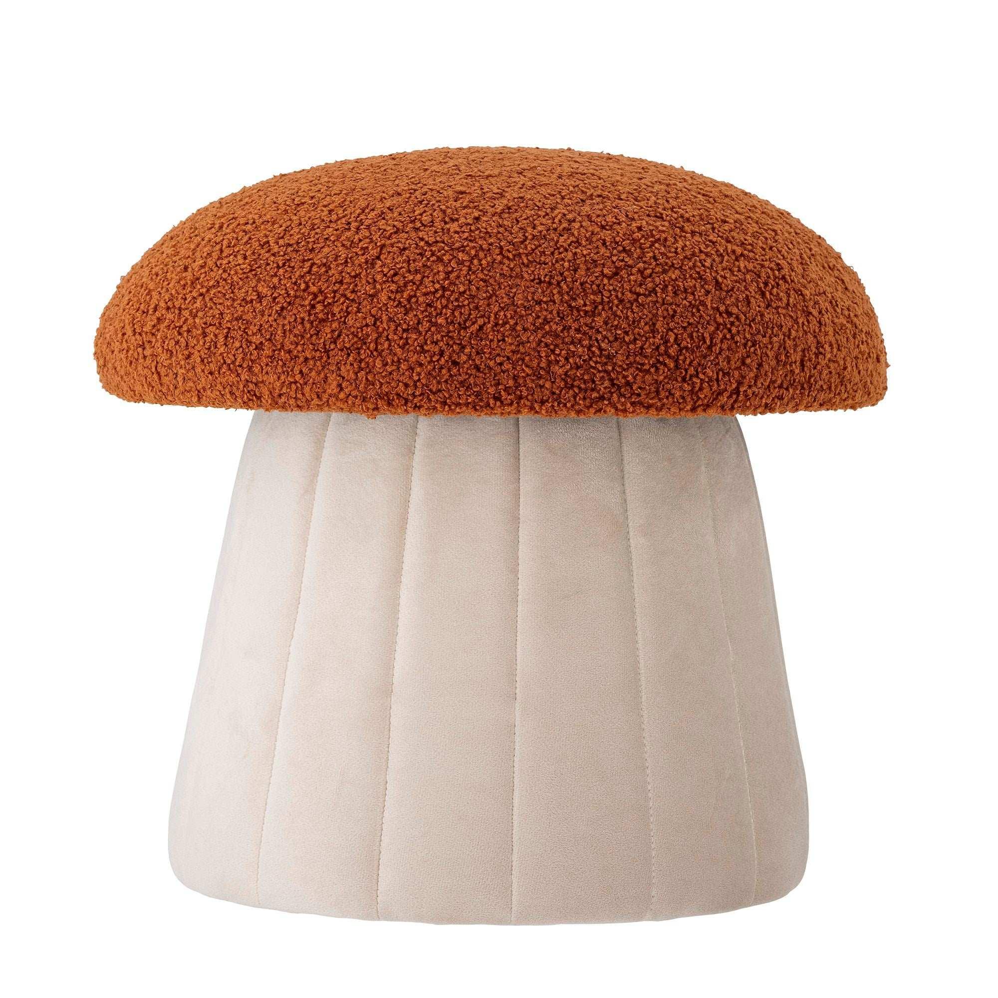 Bertil poef polyester rood 37cm