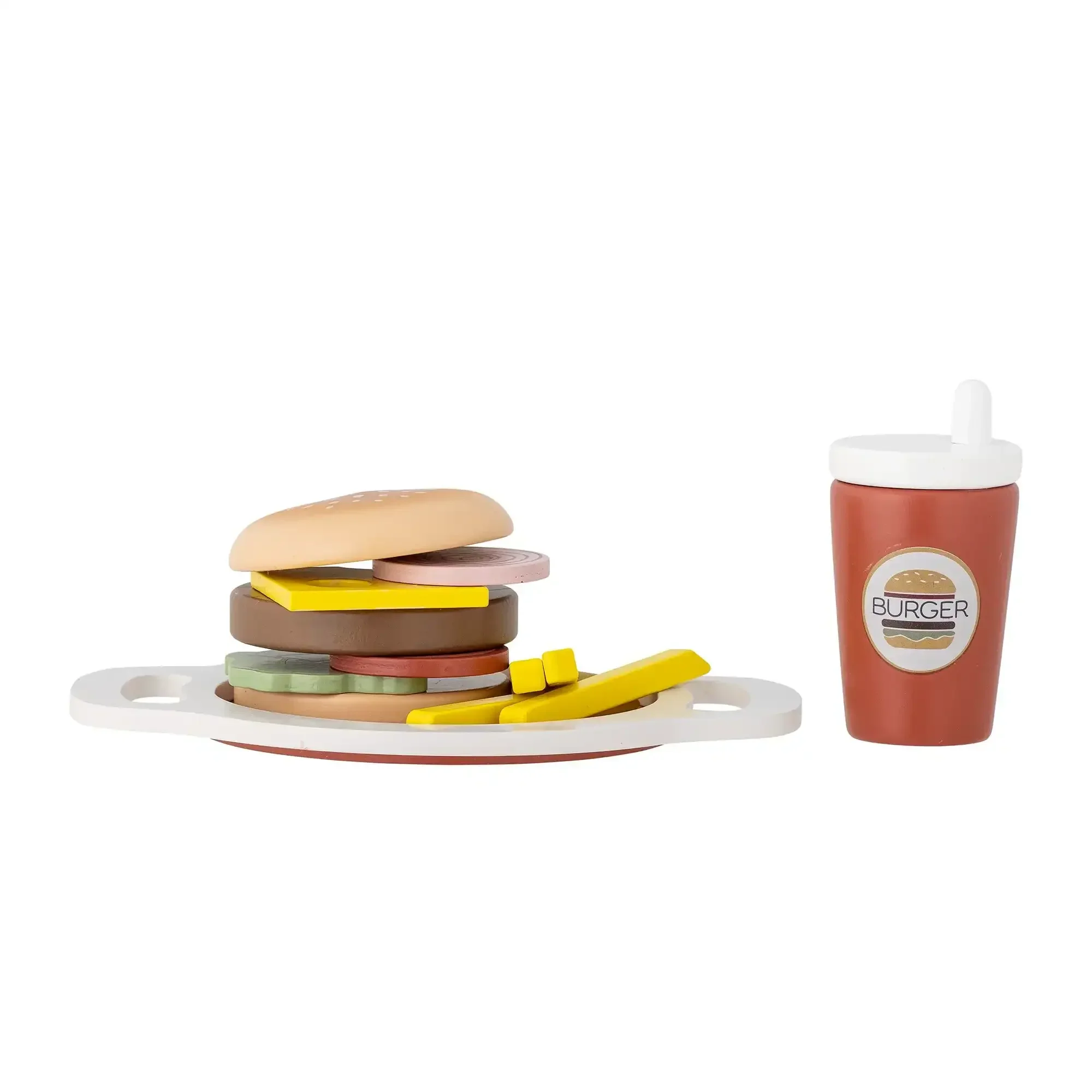Jools Burger speelset hout bruin