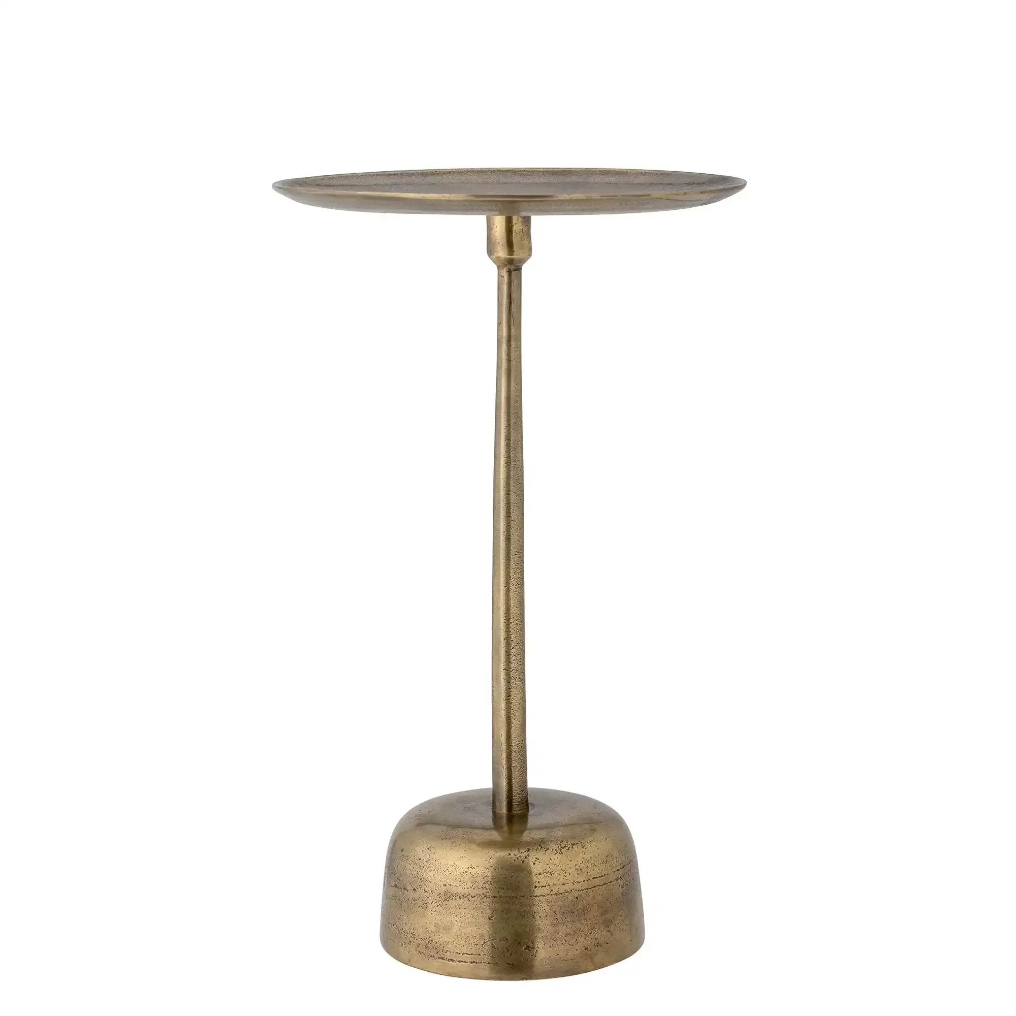 Bijzettafel aluminium messing Maris 30cm