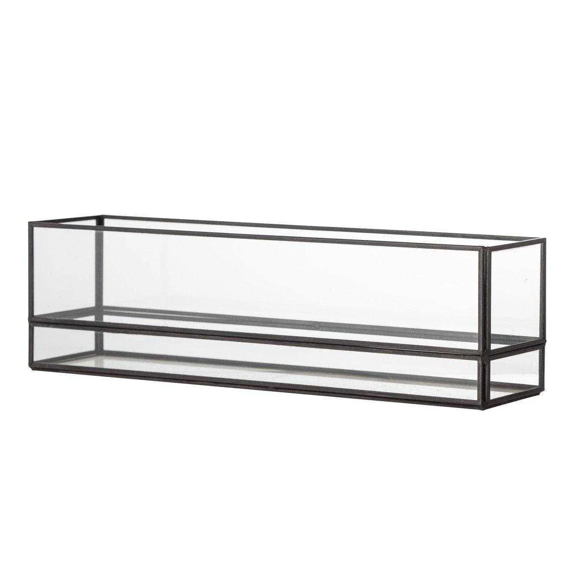 Filula windlicht zwart 35cm