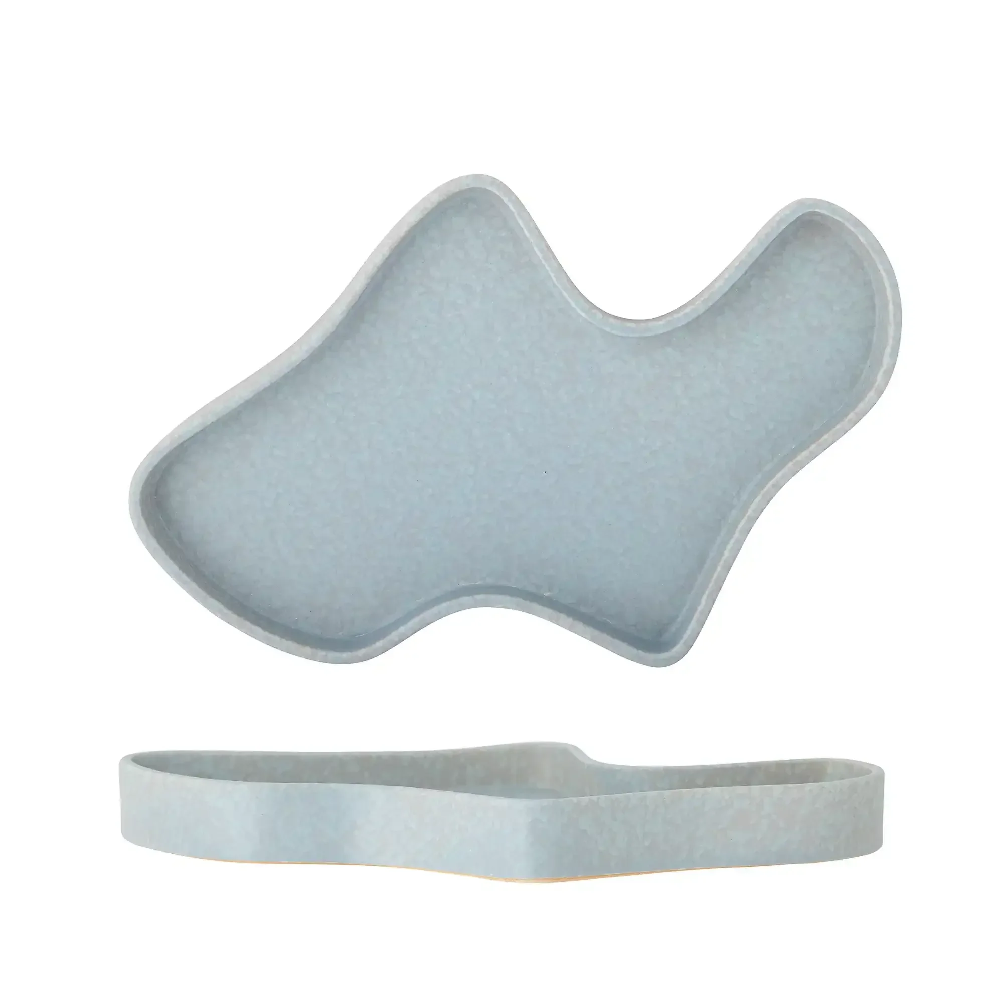 Dienblad aardewerk blauw Lakey 32xm
