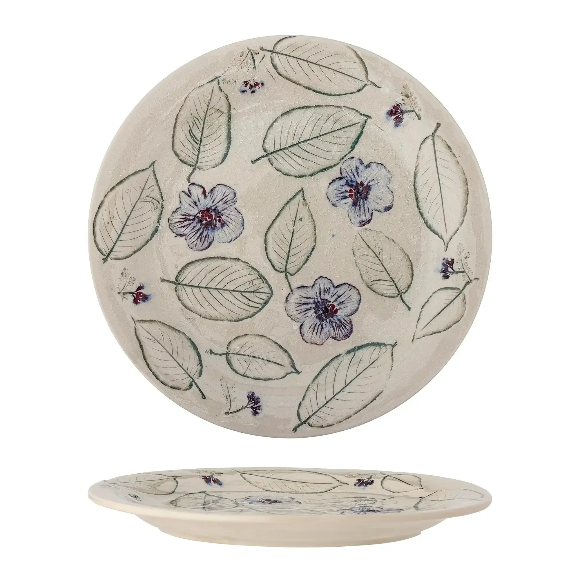 Dienblad aardewerk groen Marlem 28cm