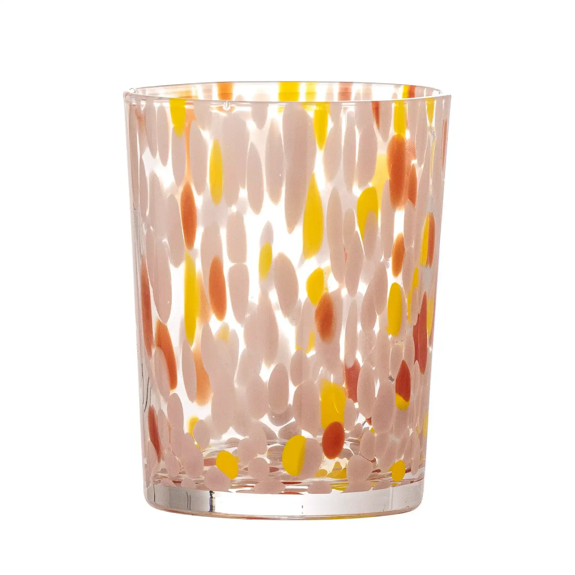 Drinkglas glas roze Lilya
