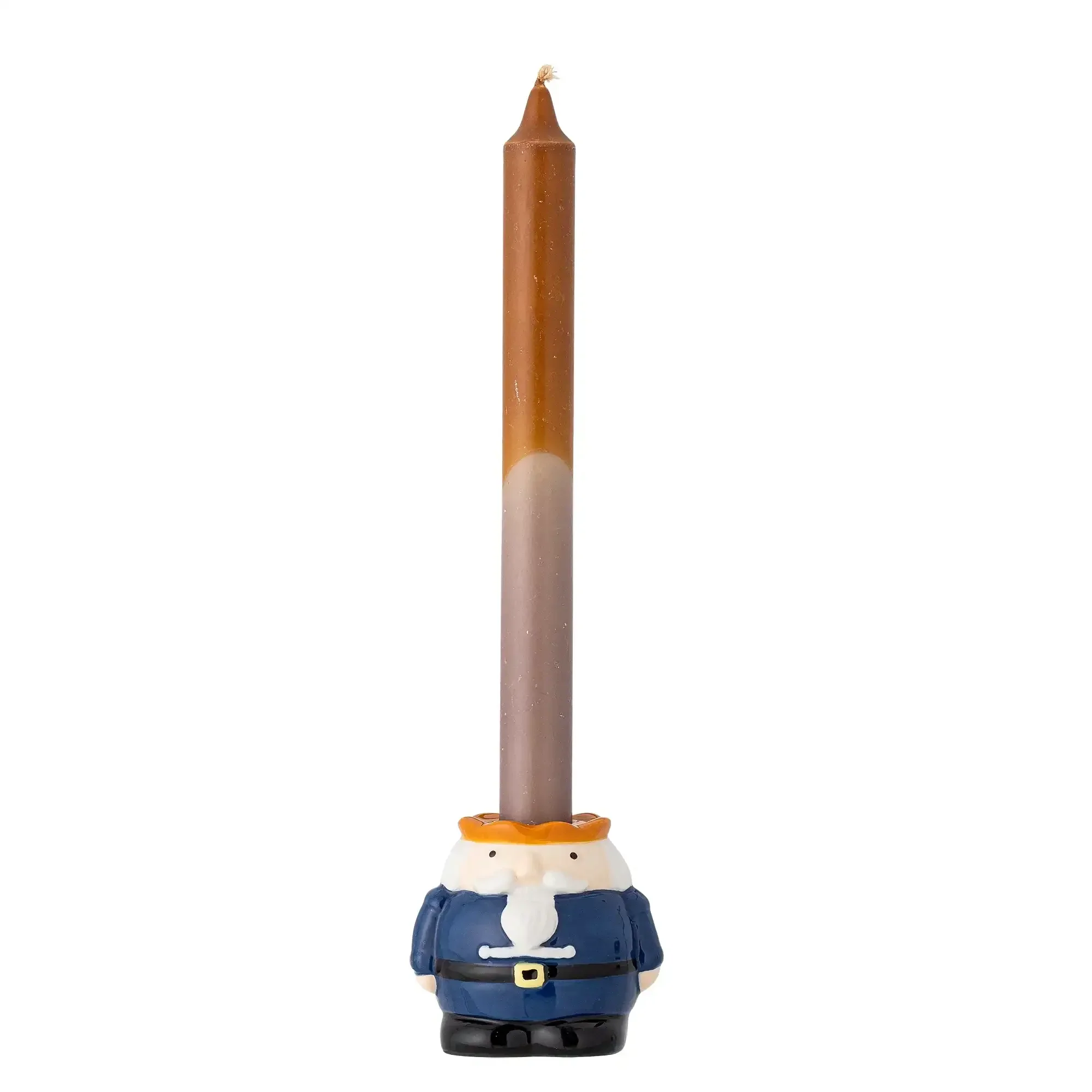 Kandelaar aardewerk blauw Feast