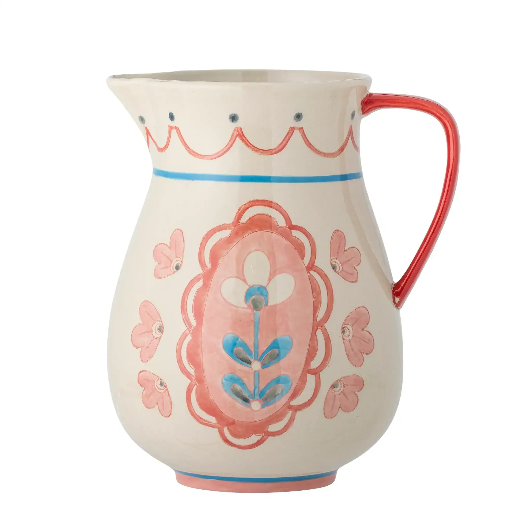 Karaf aardewerk roze Odina 3,3 liter Karaf aardewerk roze Odina 3,3 liter