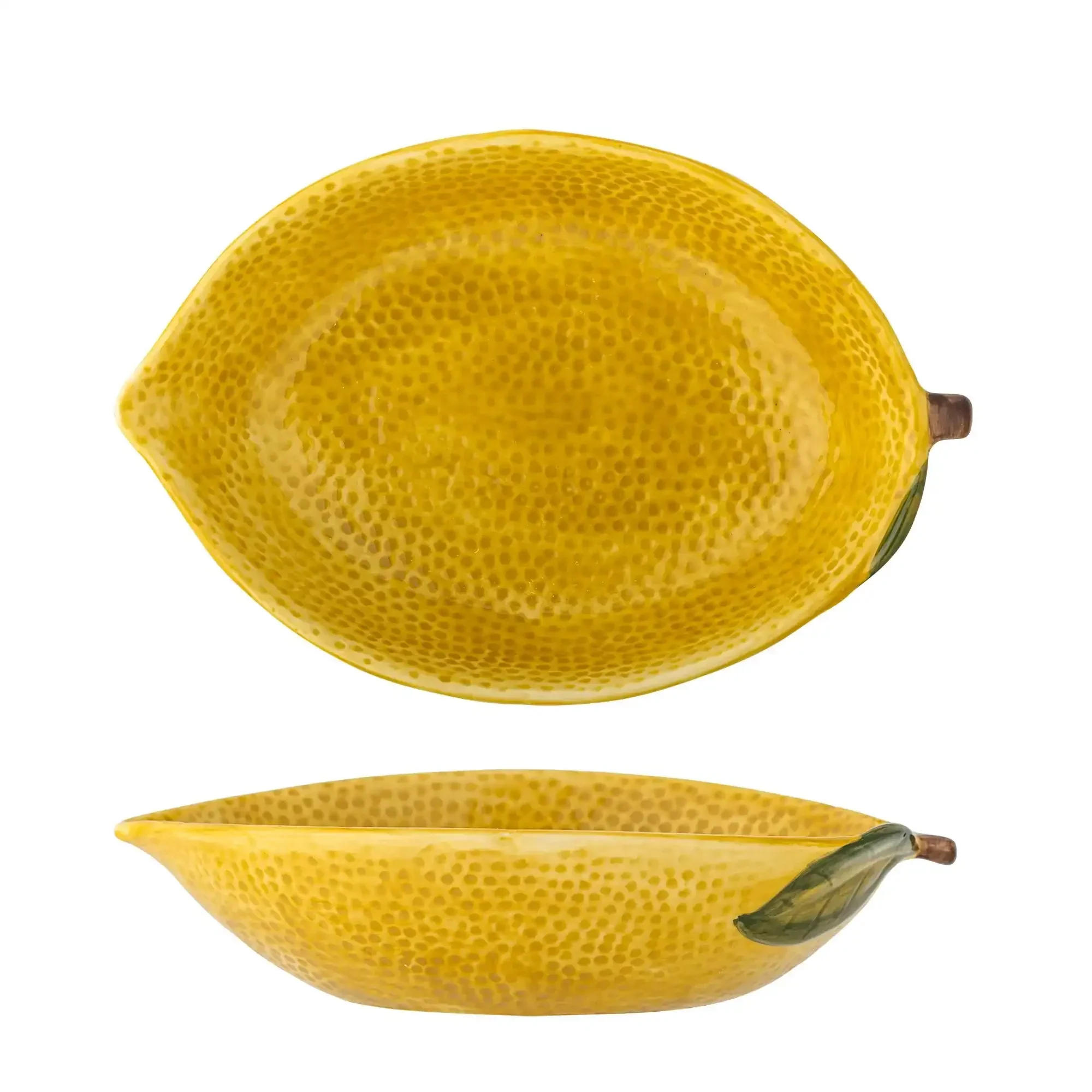 Schaal aardewerk geel Limone 26cm Schaal aardewerk geel Limone 26cm