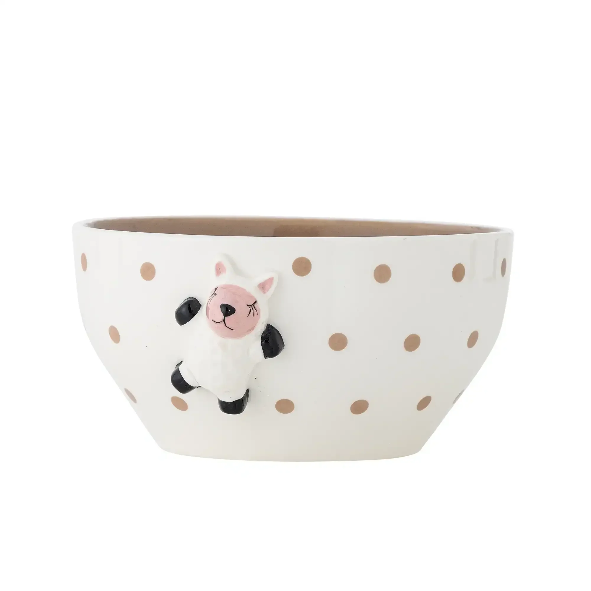 Dolly schaal aardewerk bruin 14cm