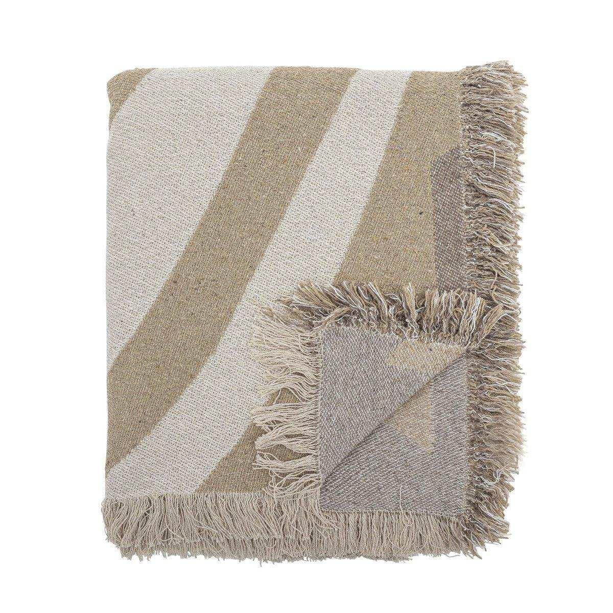 Plaid Orinoco naturel 160x130cm Plaid Orinoco naturel 160x130cm