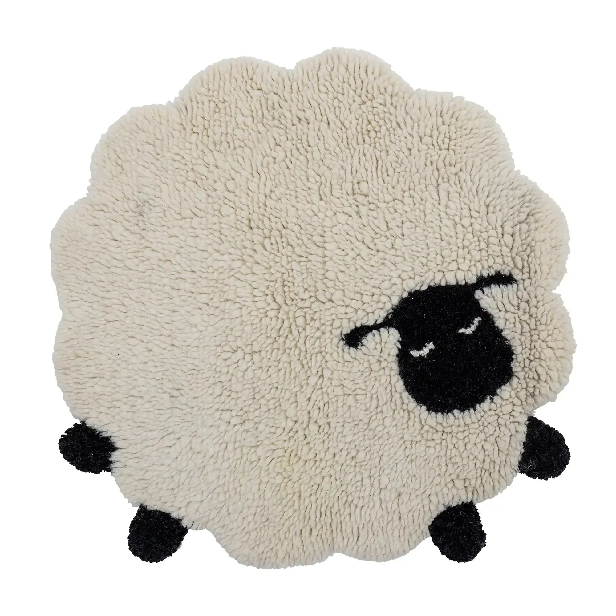 Dolly vloerkleed wol wit 84cm