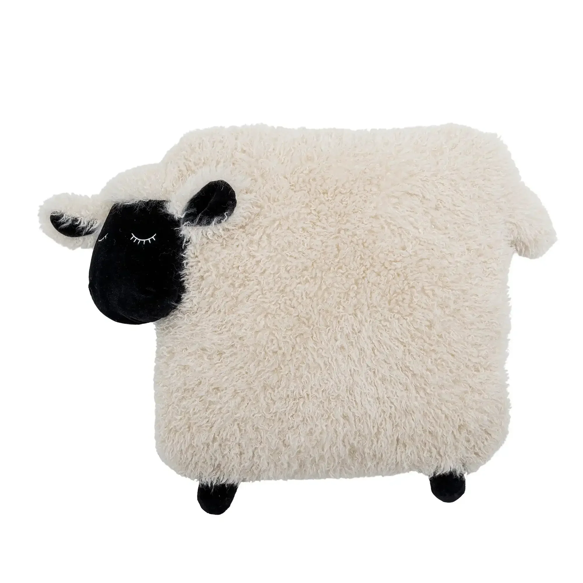 Dolly knuffelkussen polyester wit 56cm