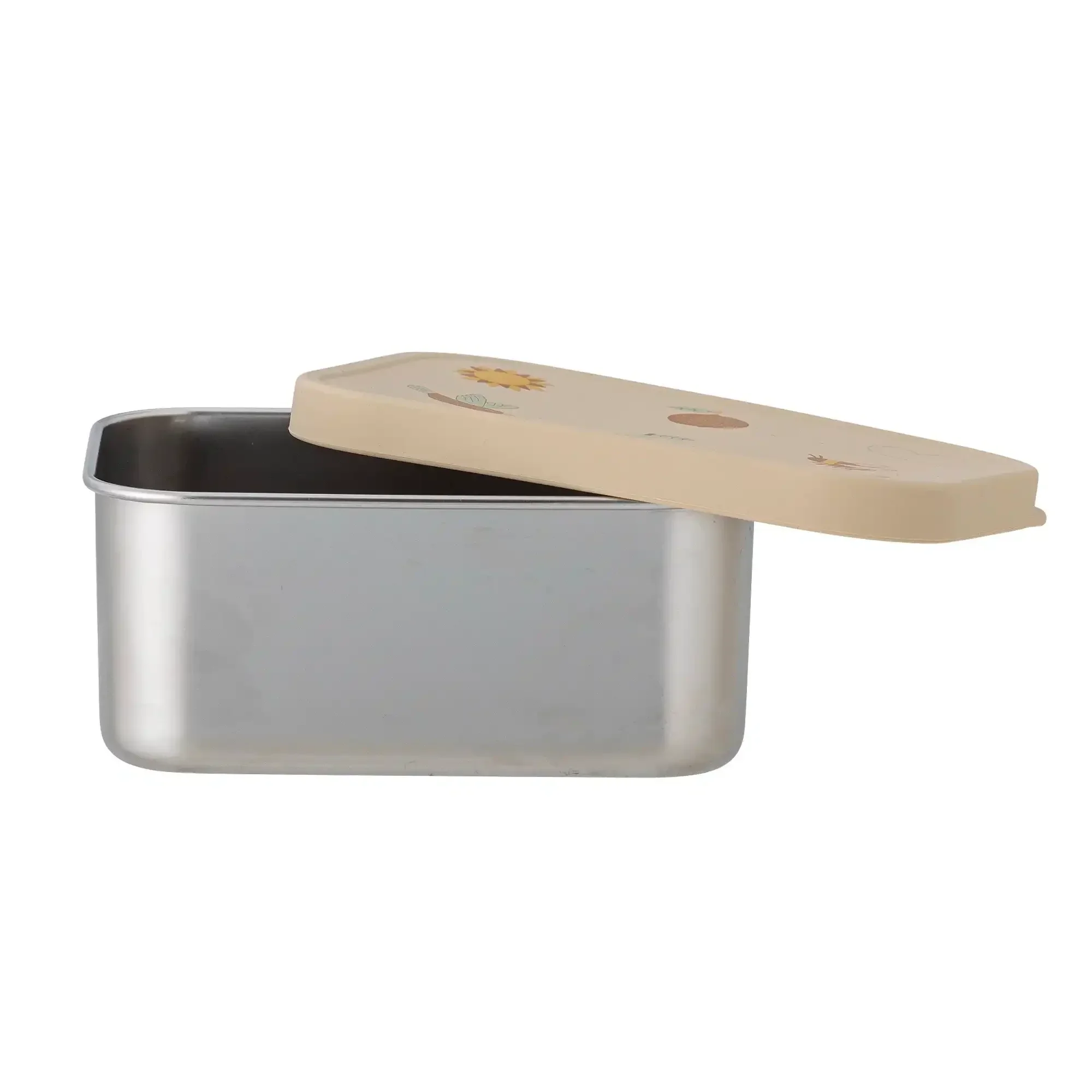 Agnes lunchbox roestvrij staal naturel