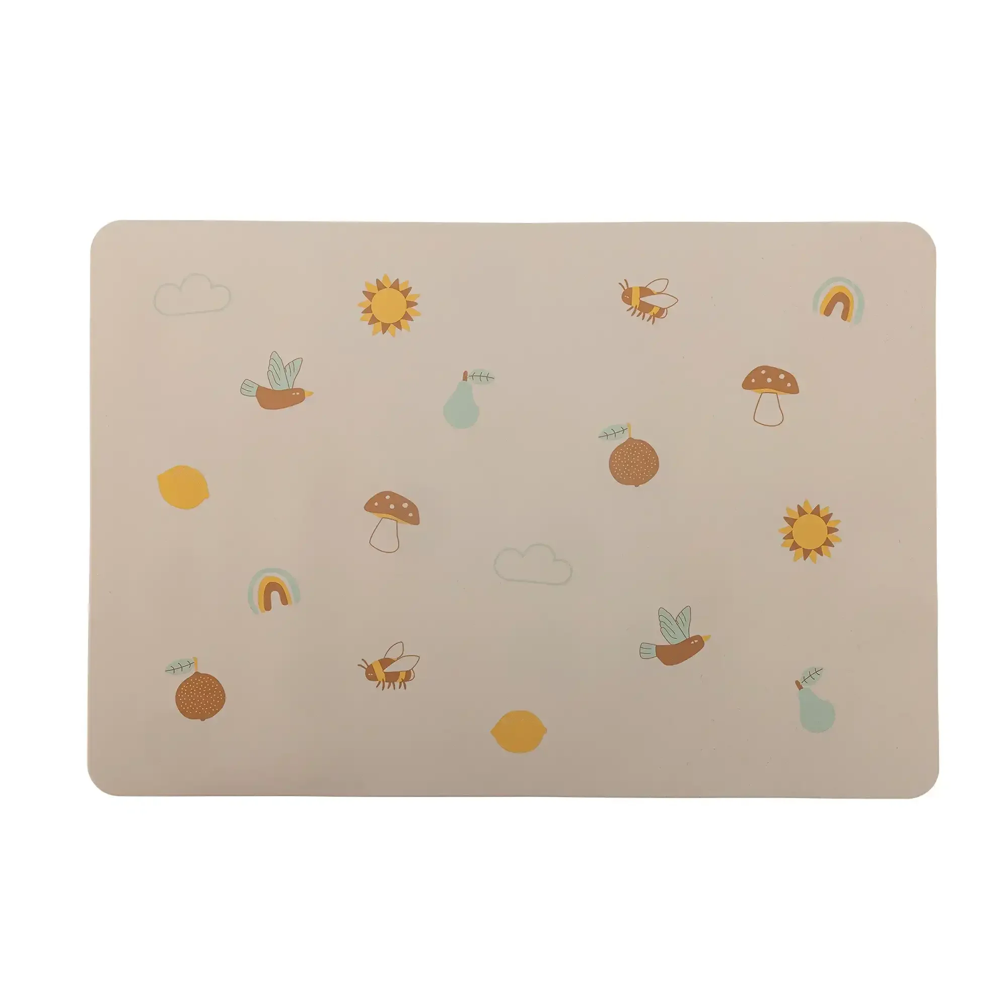 Agnes placemat siliconen naturel Agnes placemat siliconen naturel