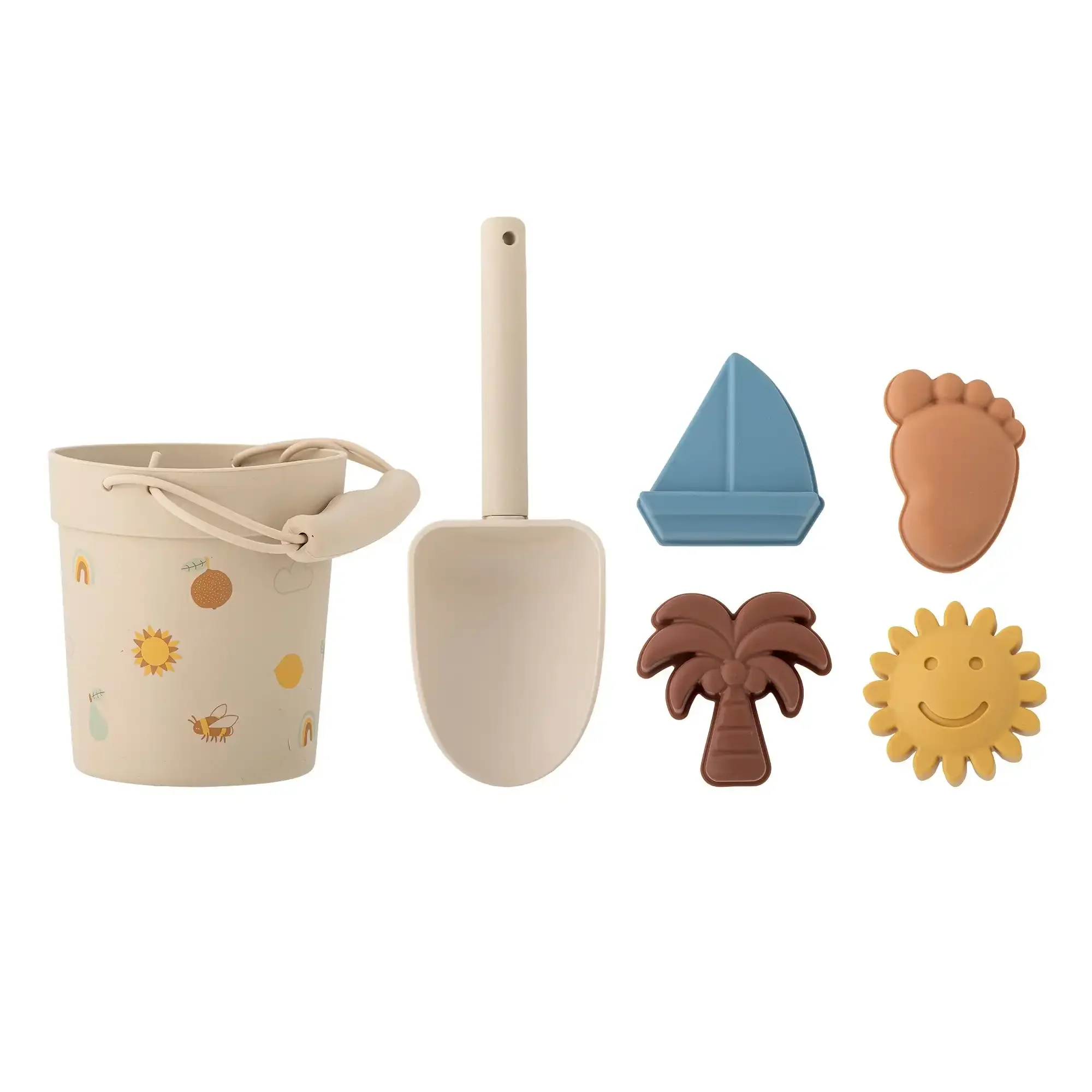 Agnes strandspeelset siliconen beige