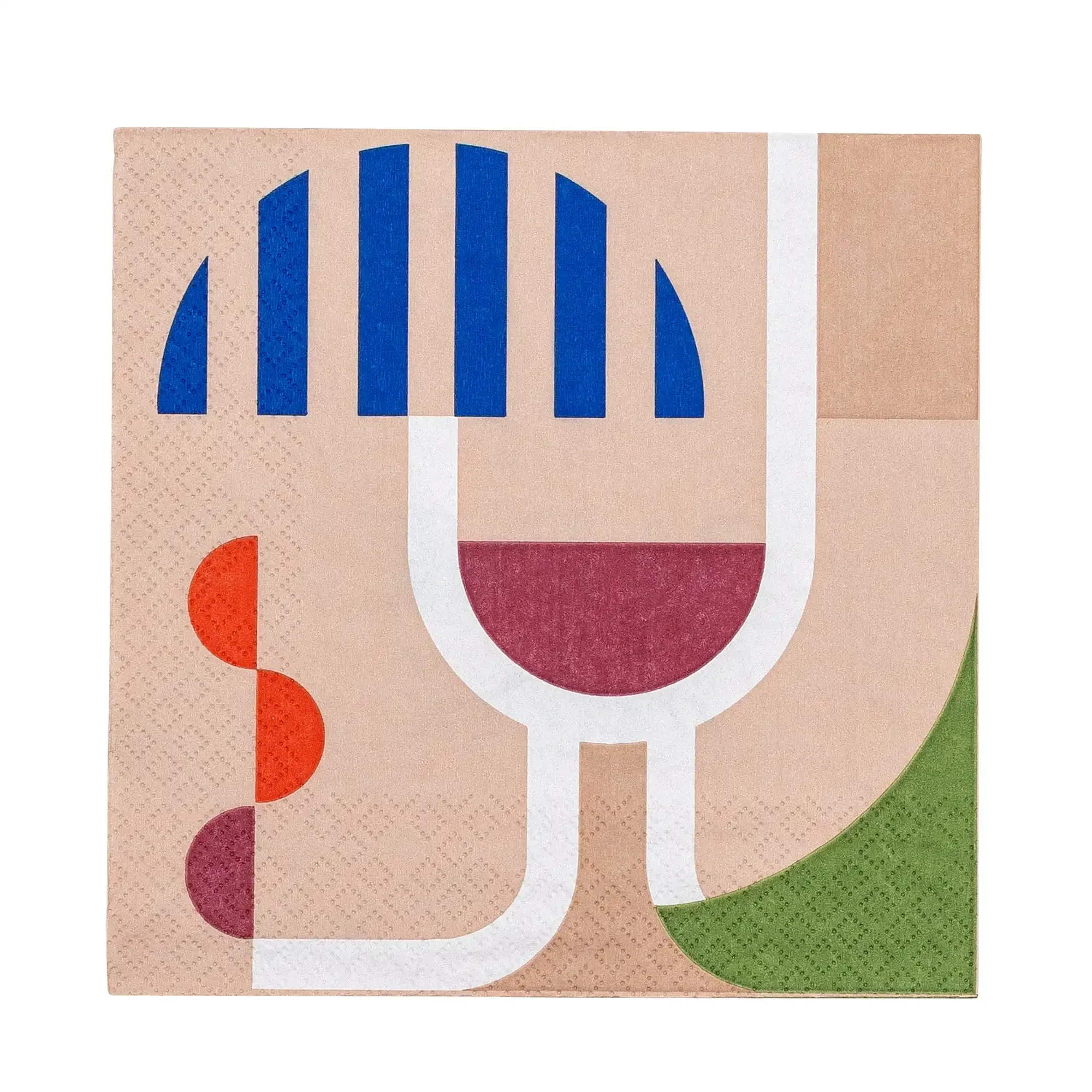Servet papier blauw Wine Servet papier blauw Wine