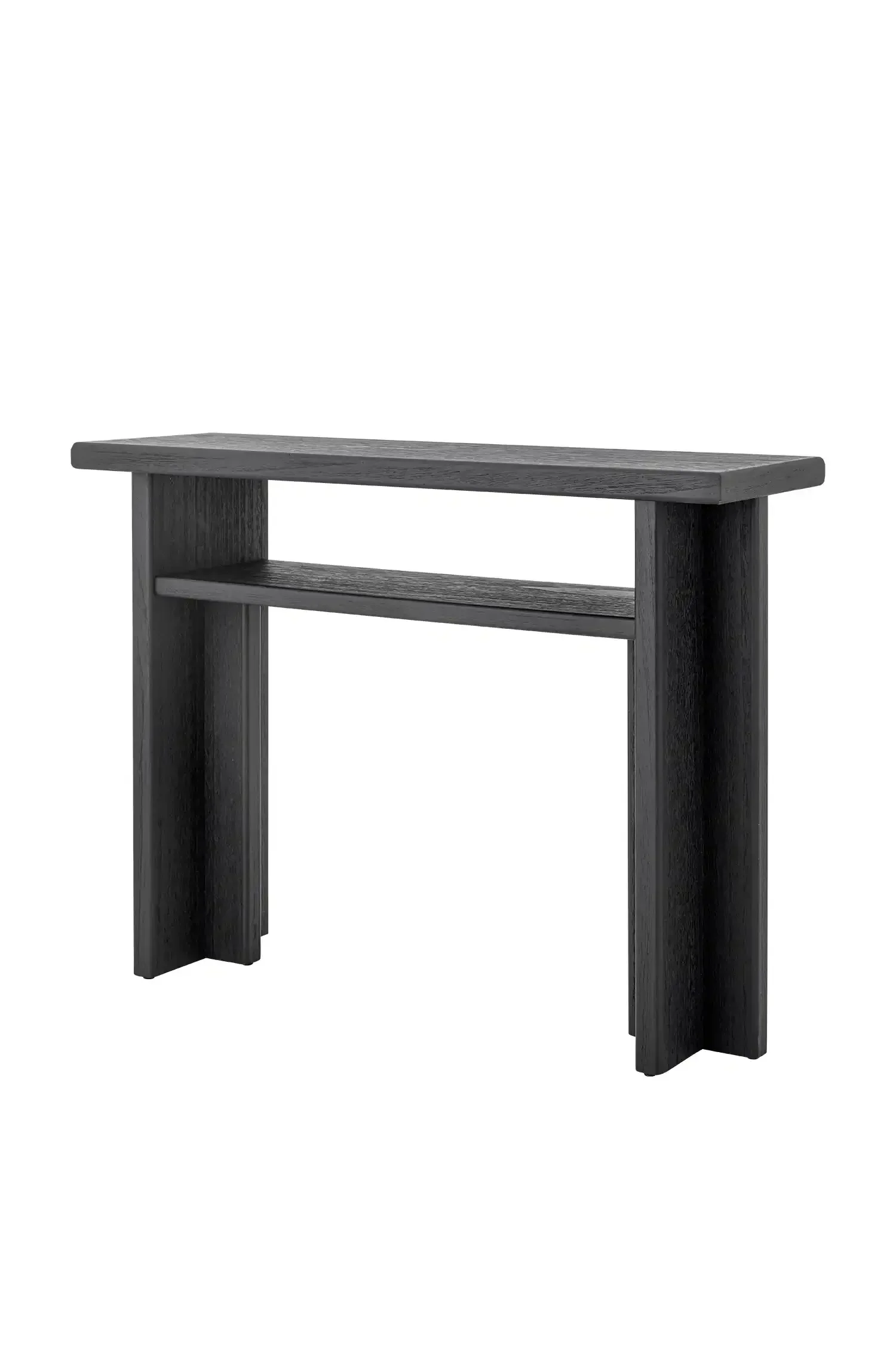 Console tafel hout zwart 110cm