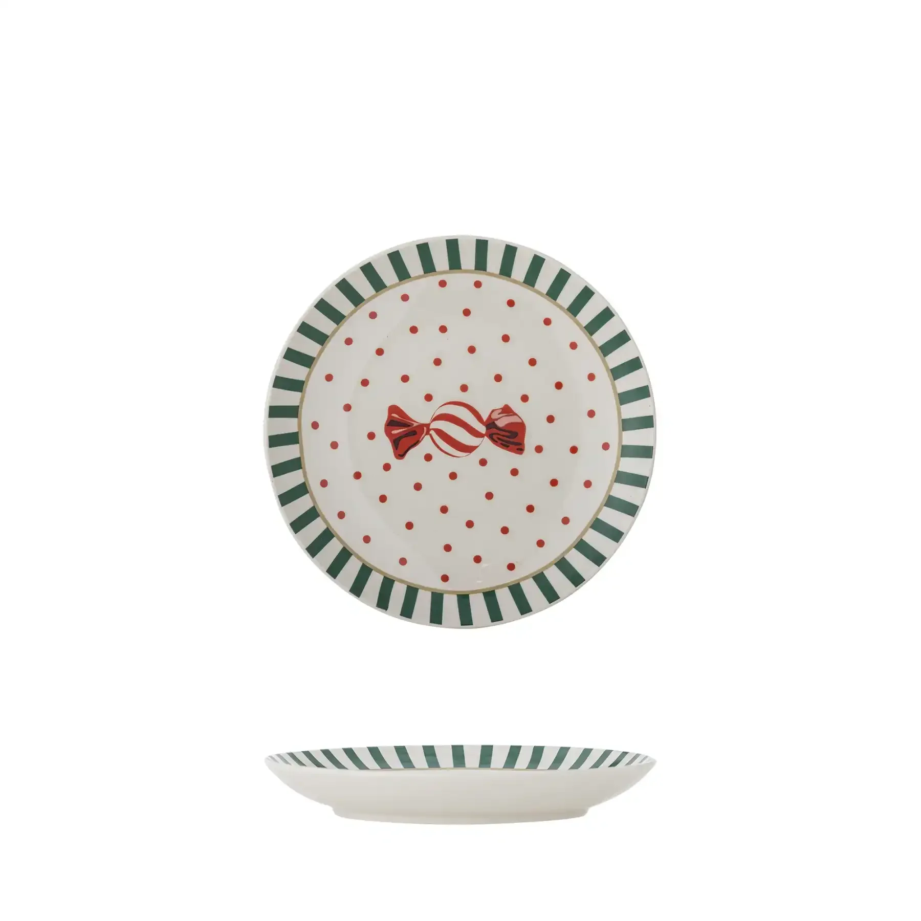 Bord aardewerk multi Yule 16cm Bord aardewerk multi Yule 16cm