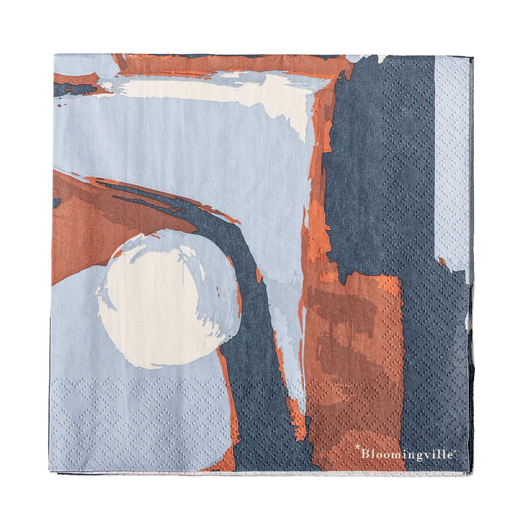 Servetten papier blauw Arty Servetten papier blauw Arty