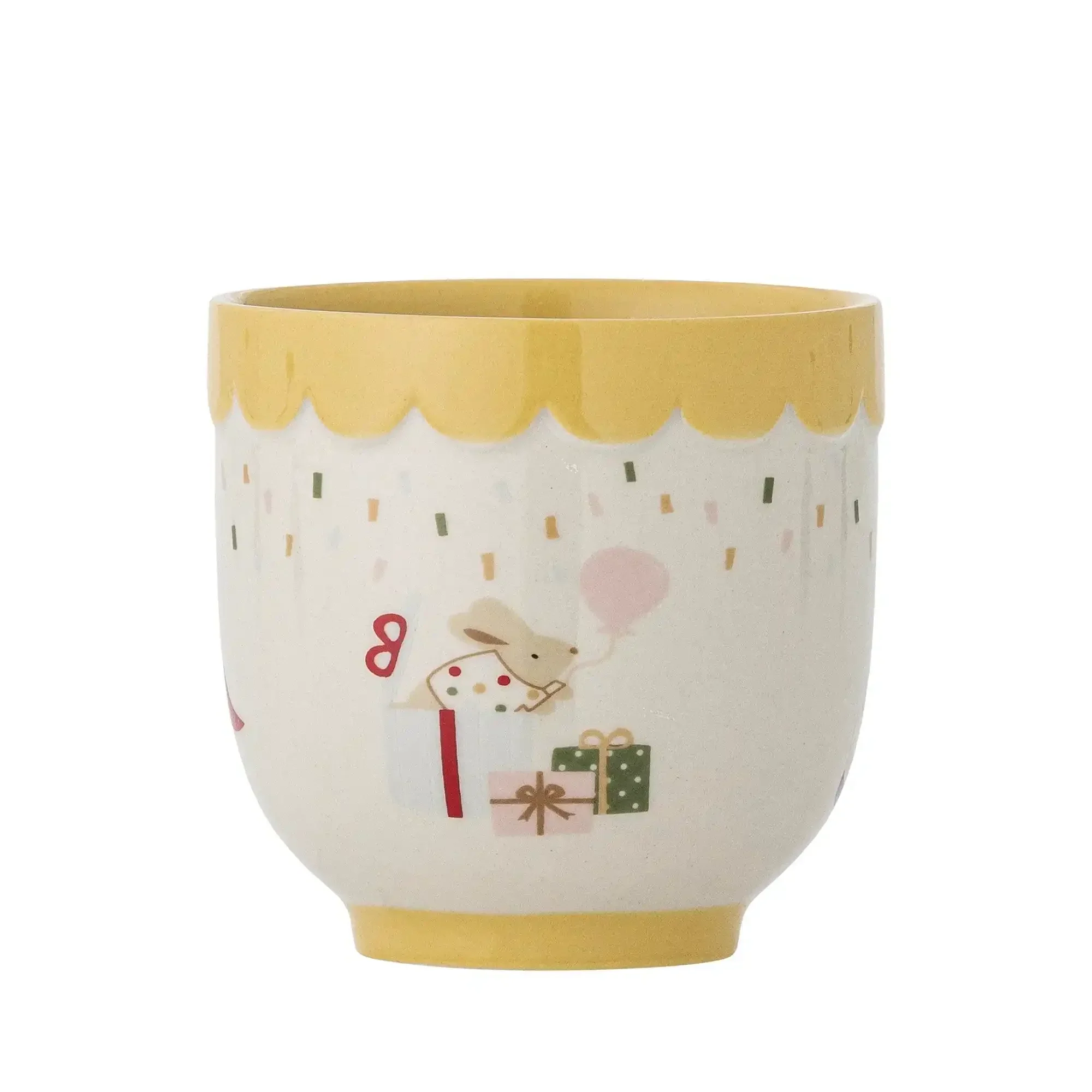 Celebrate beker aardewerk geel – 150ml