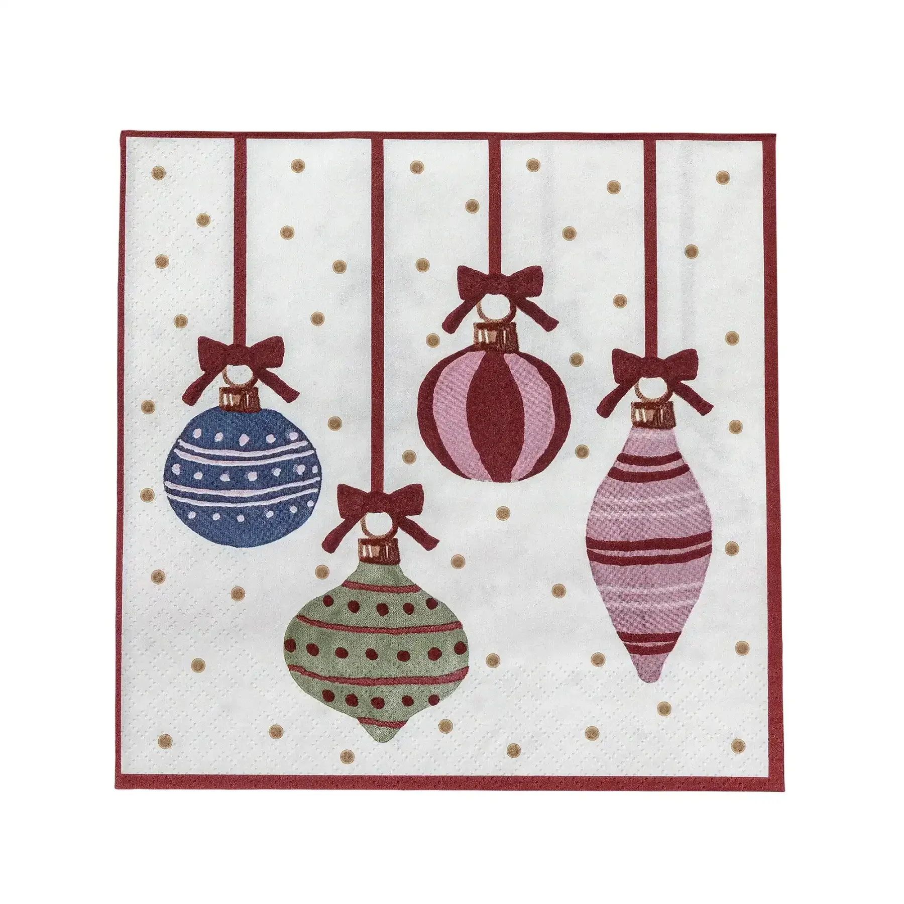 Servetten papier rood Ornamentia Servetten papier rood Ornamentia