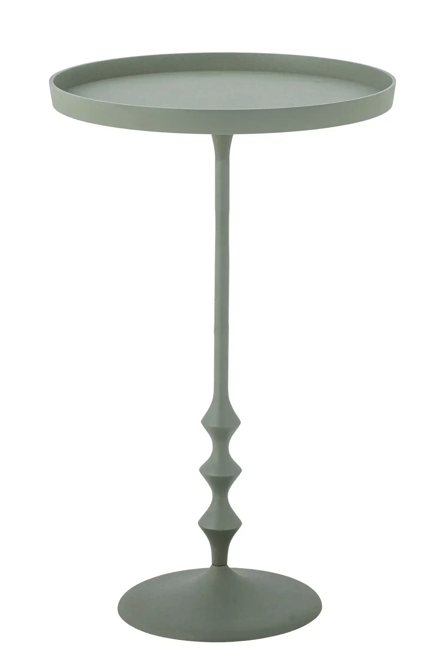 Bijzettafel aluminium groen Anjou 37cm