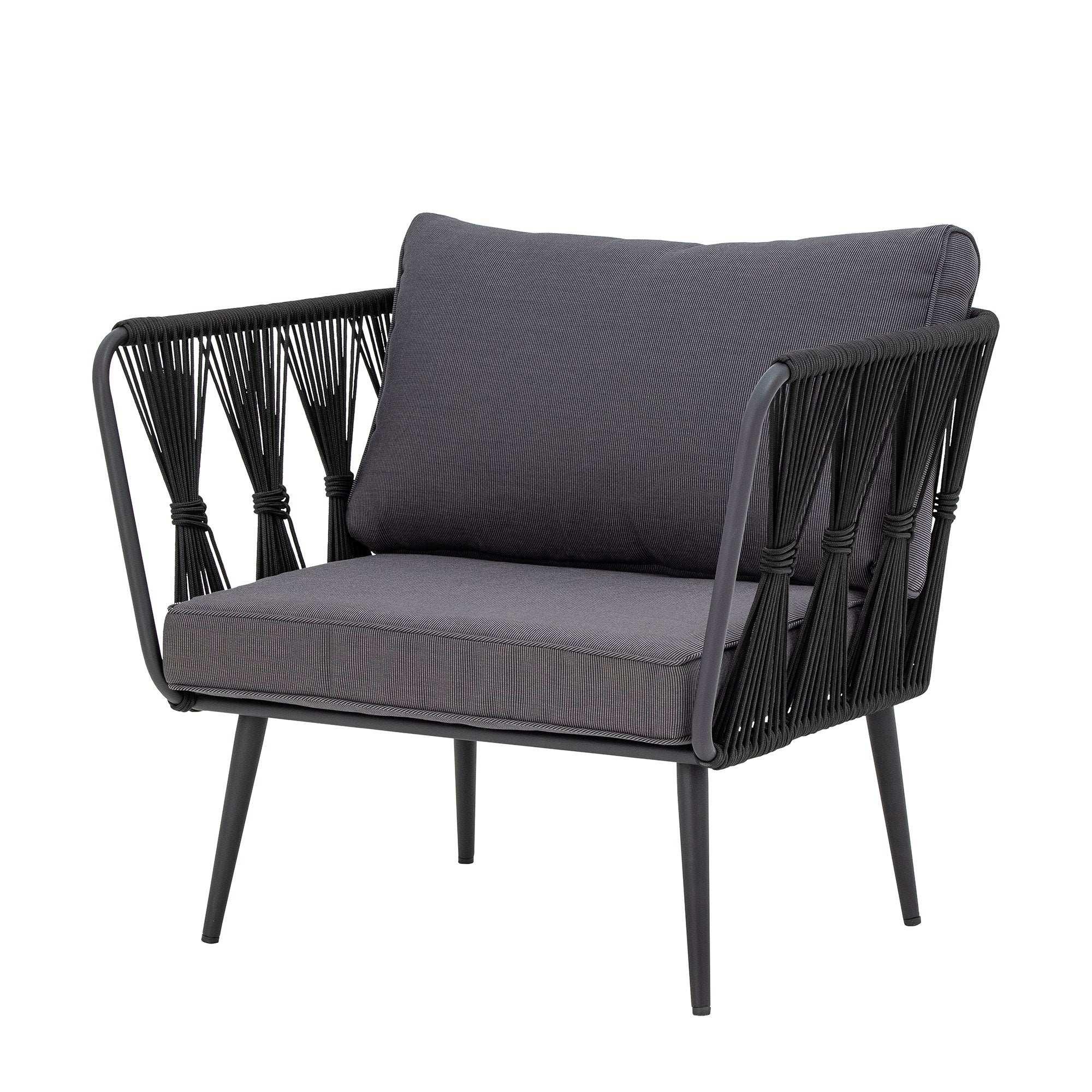 Loungestoel zwart Pavone