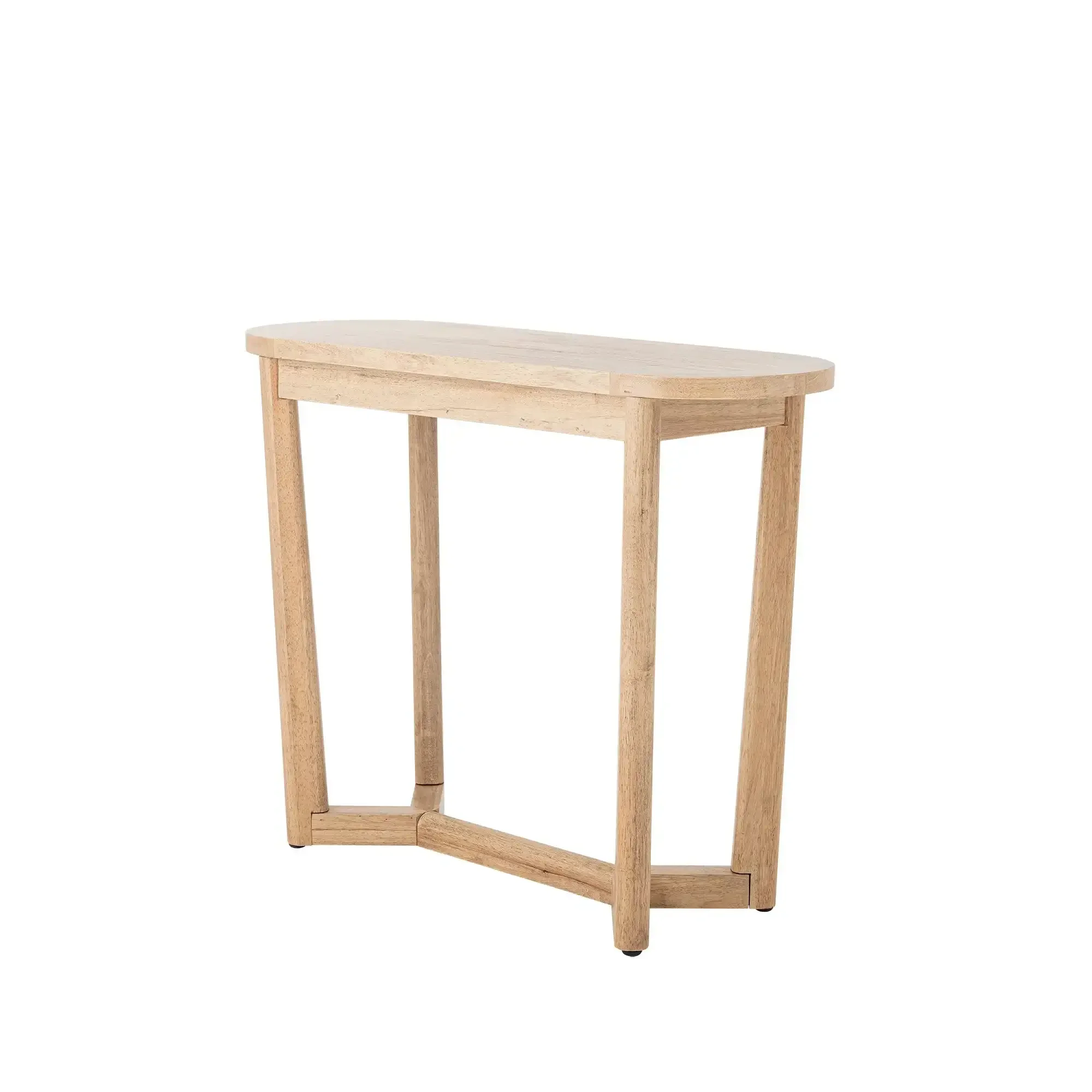Sidetable rubberwood beige/naturel Serrone