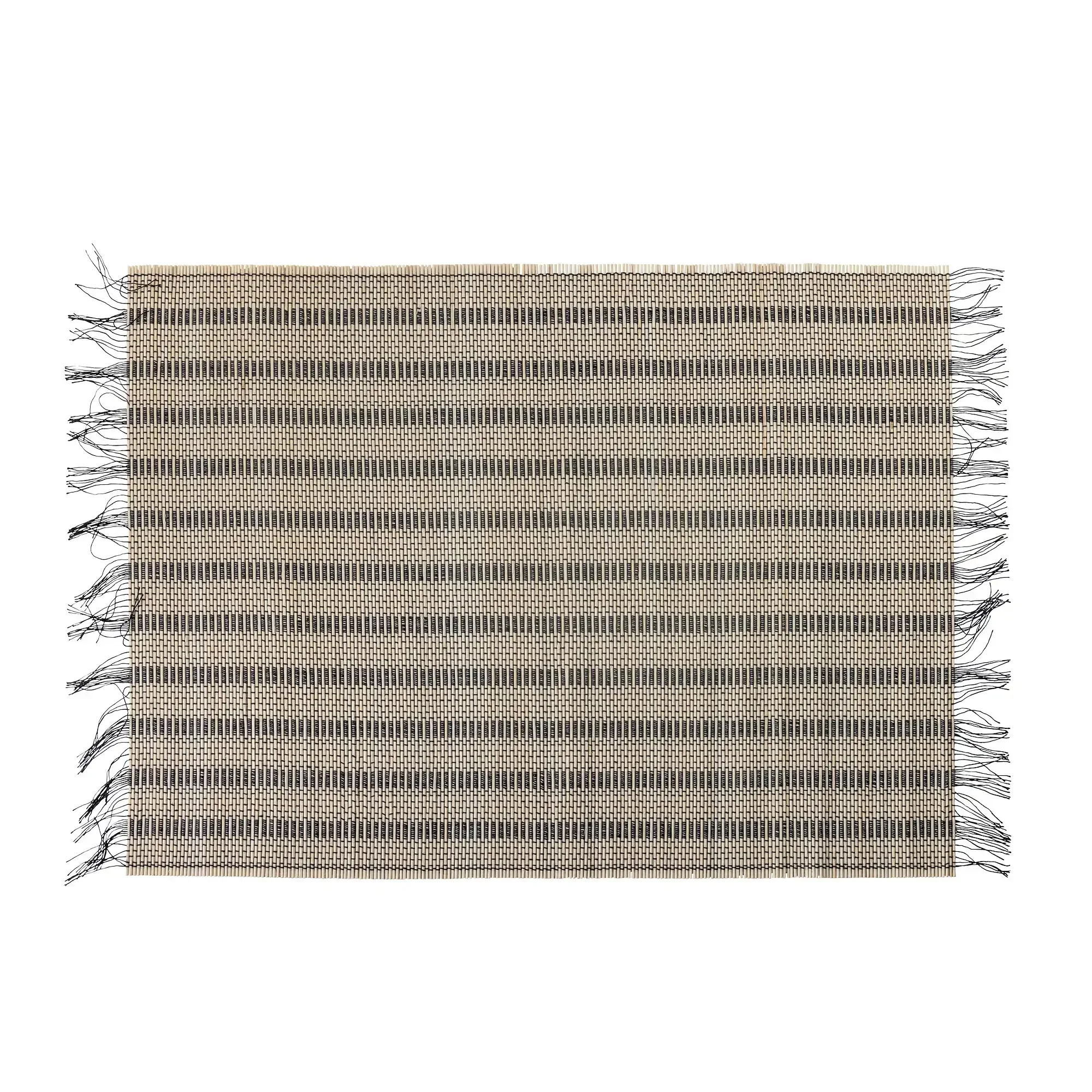 Placemat bamboe zwart Mendo – 4 stuks